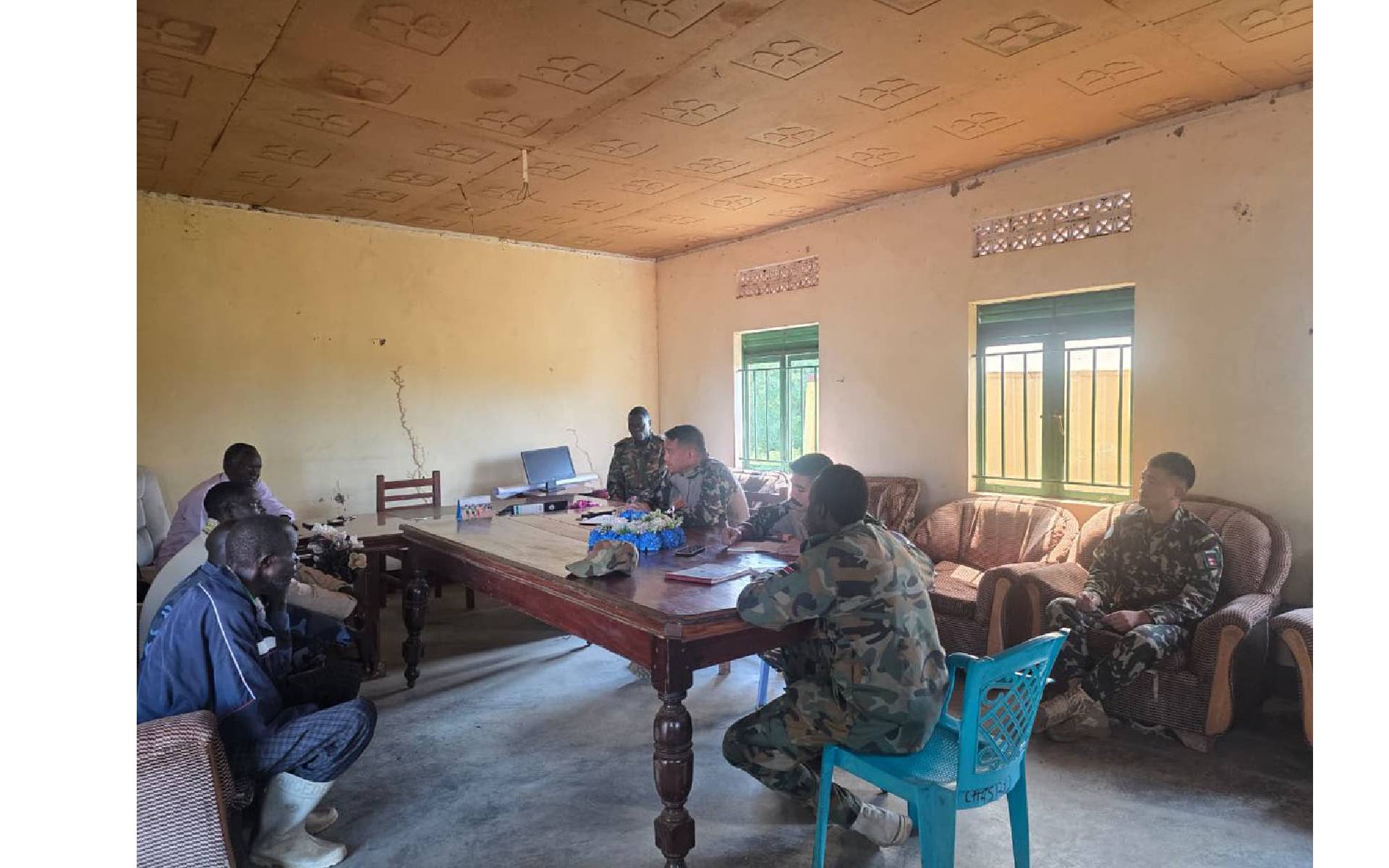 Nepali Peacekeepers Patrols the Juba-Liria-Lokiliri Route in South Sudan