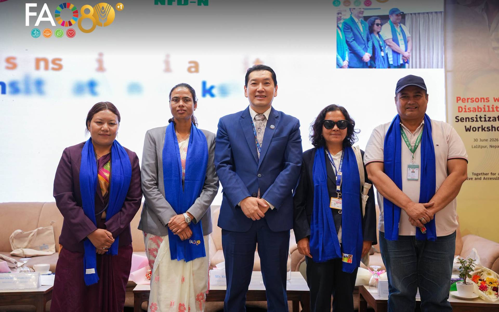 FAO Nepal, Alongside NFDN and GoN, Convenes Dialogue on Disability Inclusion