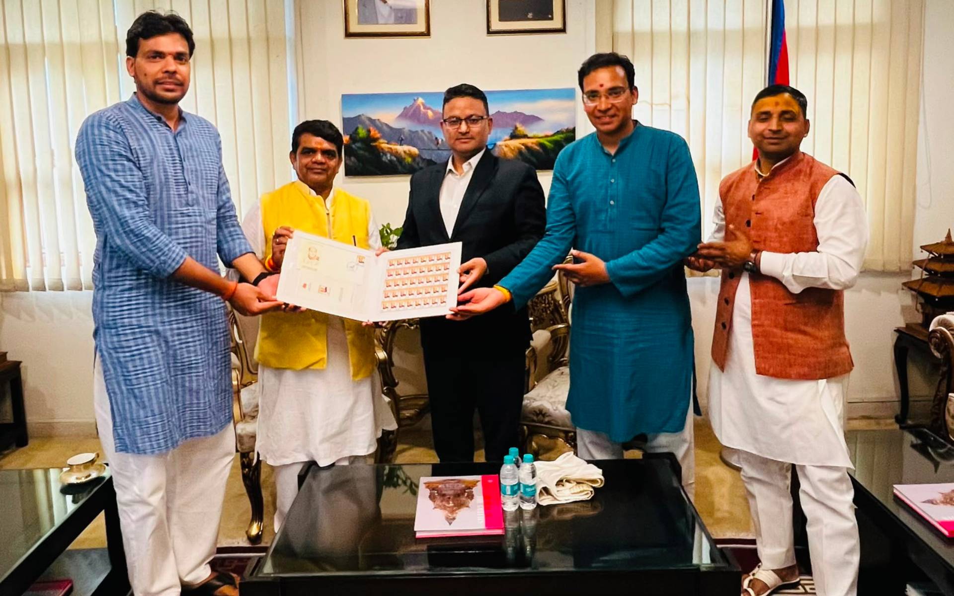 CdA Thapa Welcomes Maharshi Panini Sanskrit Evam Vedic Vishwavidyalaya Vice Chancellor Mishra