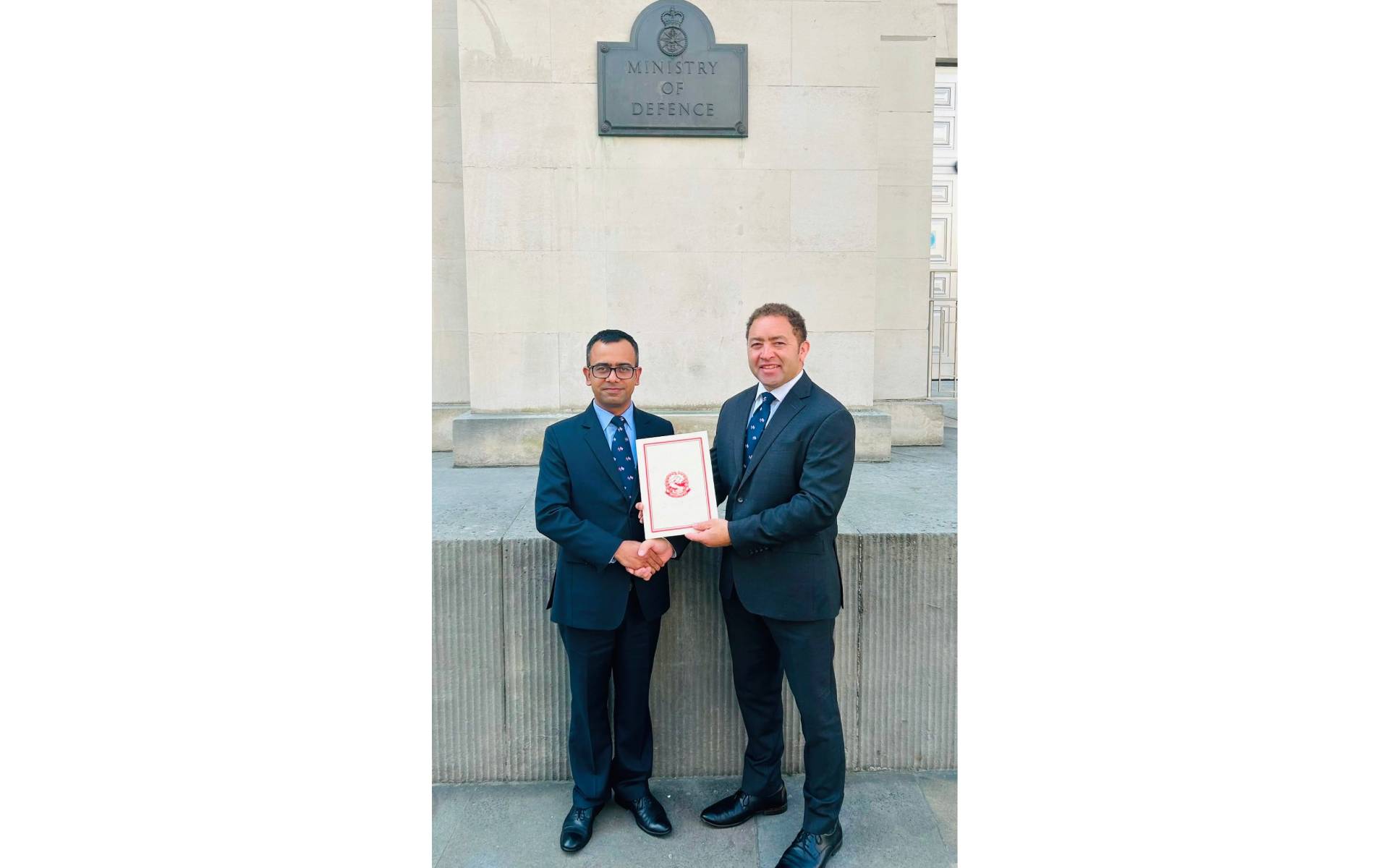 CDA Duwadi Pays Courtesy Call on UK Minister Calvin Bailey