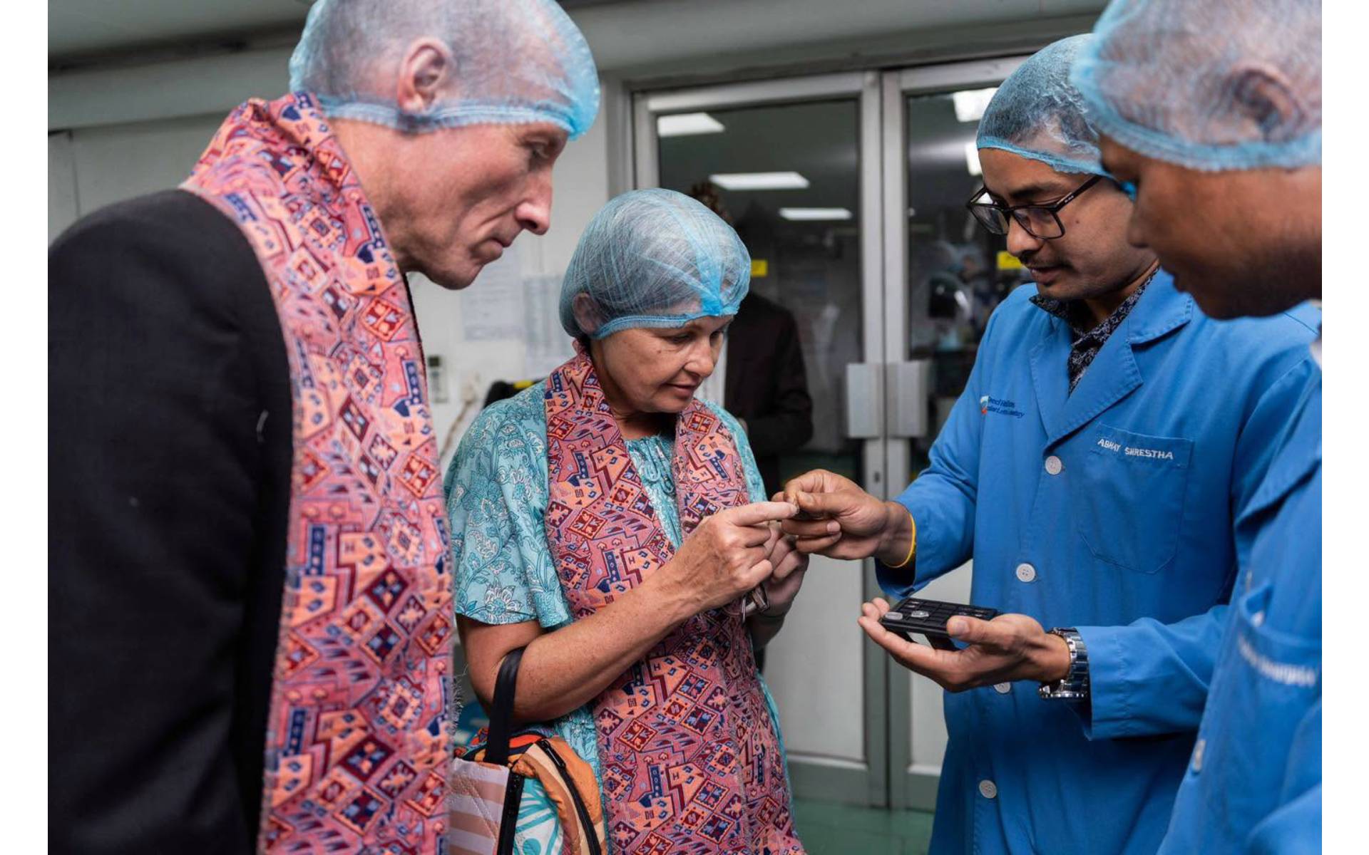 Australian Ambassador Ernst Visits the Tilganga Institute of Ophthalmology