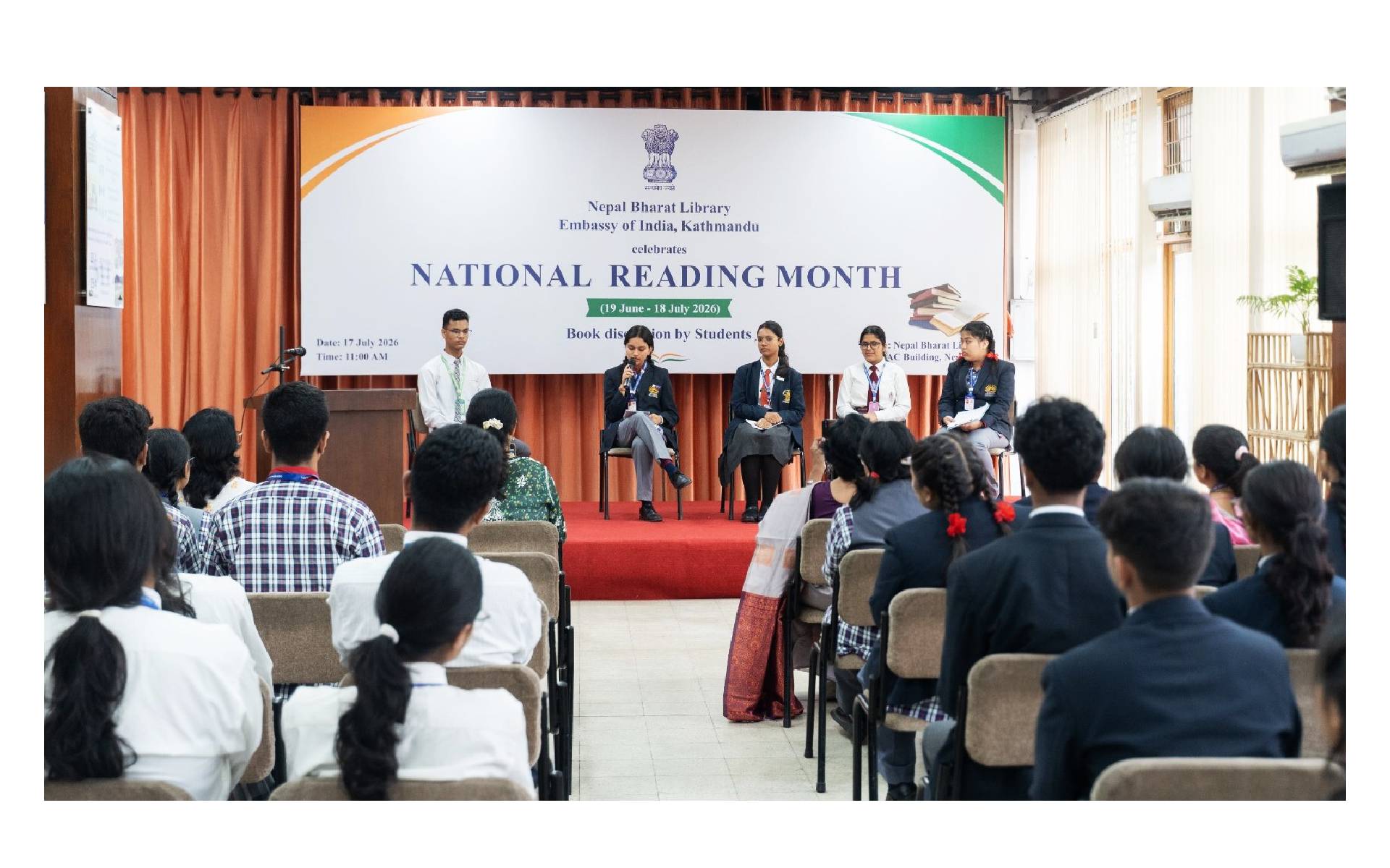 Embassy of India in Kathmandu Celebrates National Reading Month