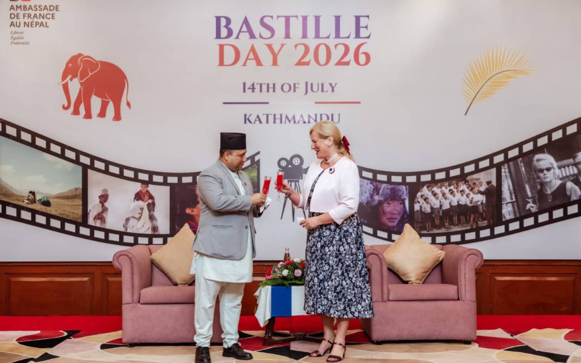 Foreign Minister Khanal Attends Reception to Celebrate Bastille Day 2026