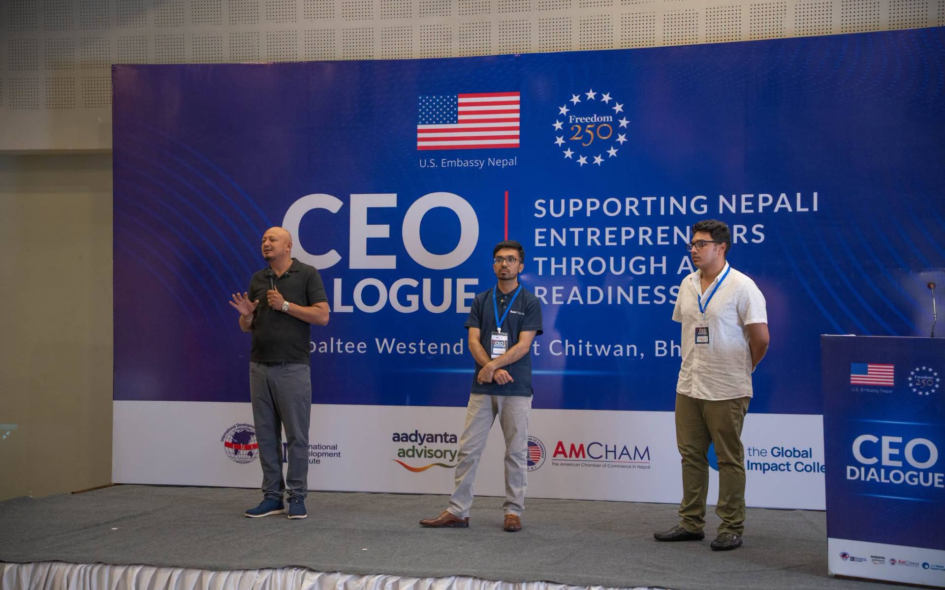 US Embassy Supports Third CEO Dialogue in Chitwan