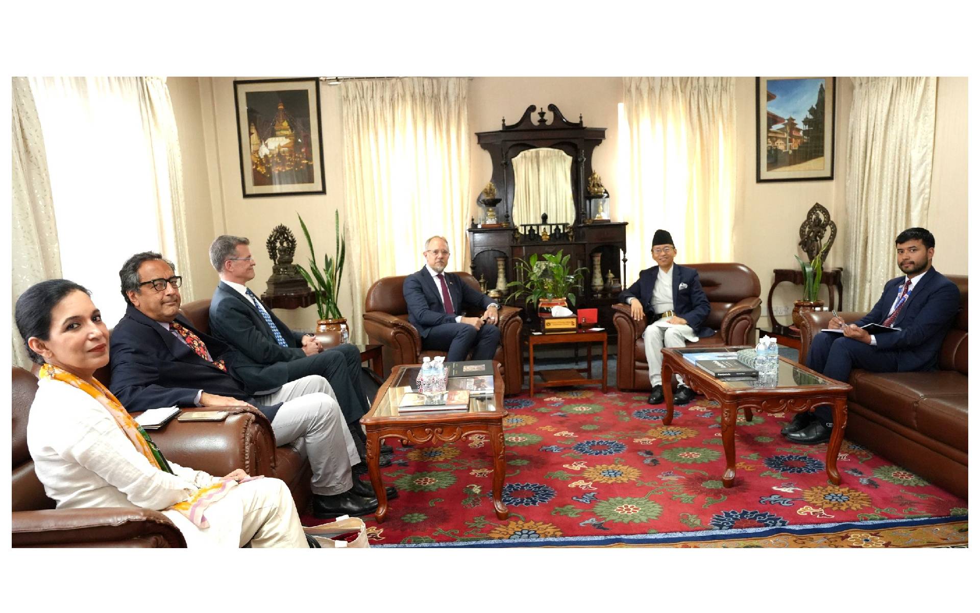 Director General for South Asia Brilliant Pays a Courtesy Call on Foreign Secretary Rai