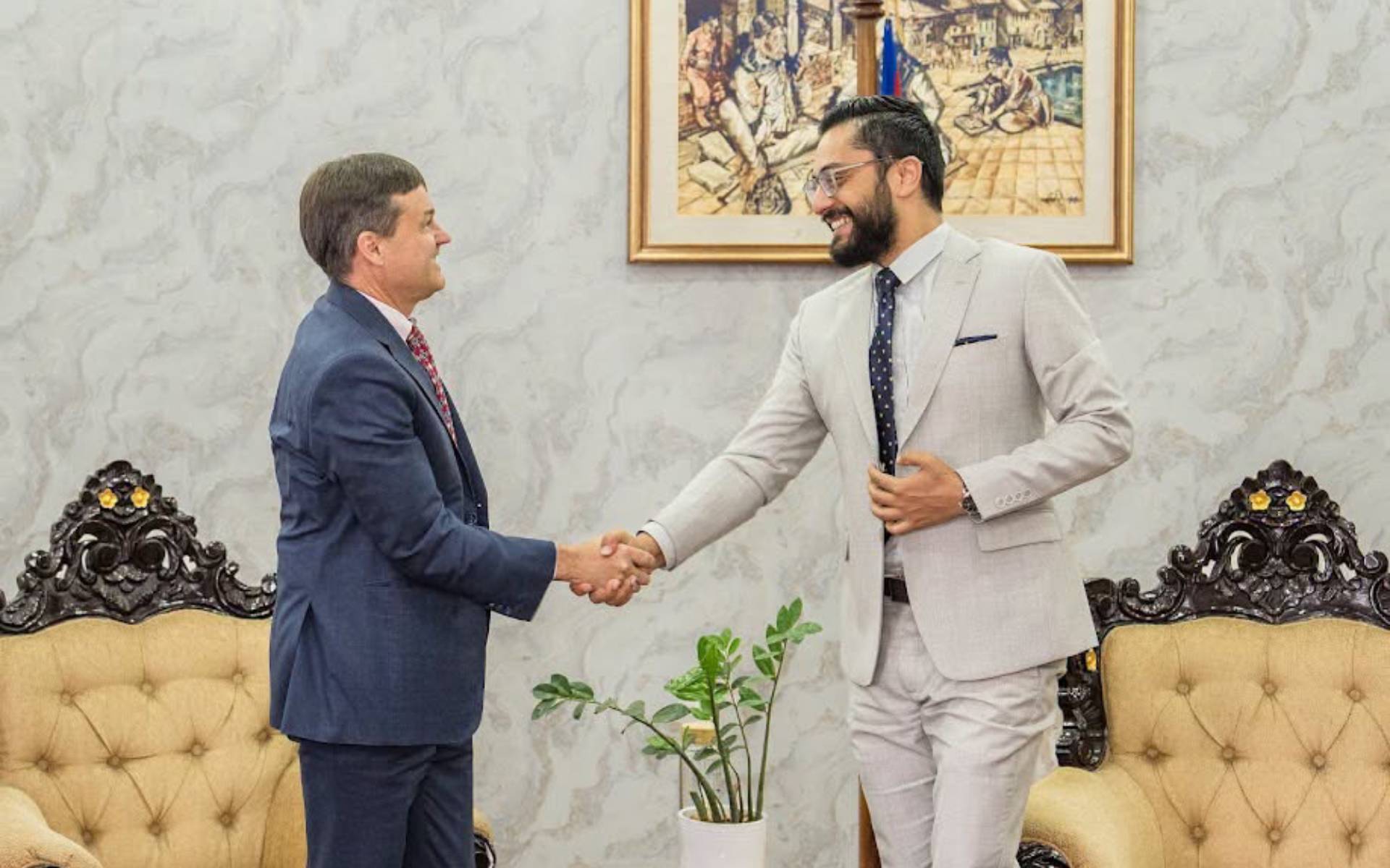 US CDA Urbom Meets with Education Minister Pokharel