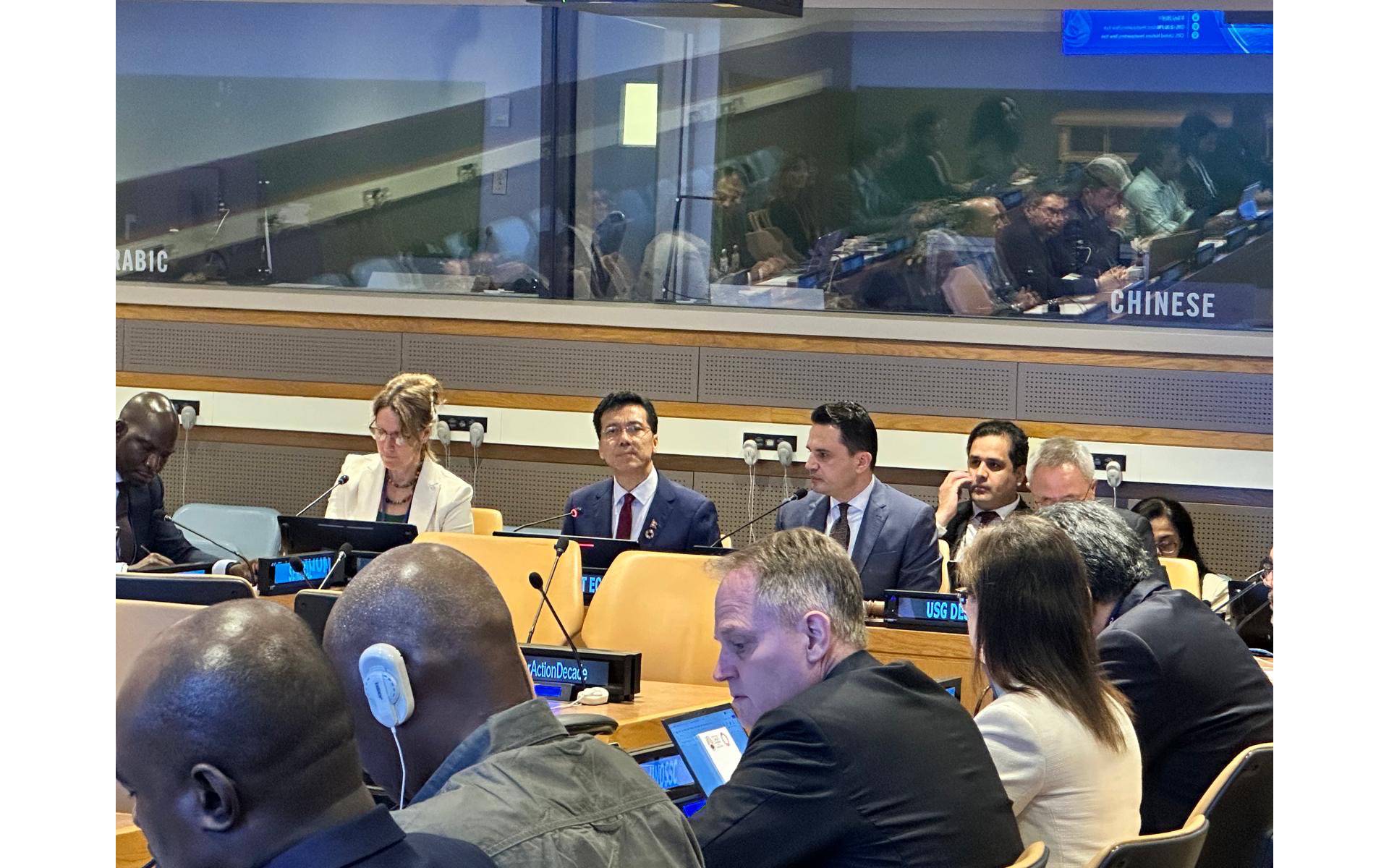 UNECOSOC President Thapa Calls for Accelerating Water Action for 2030 Agenda