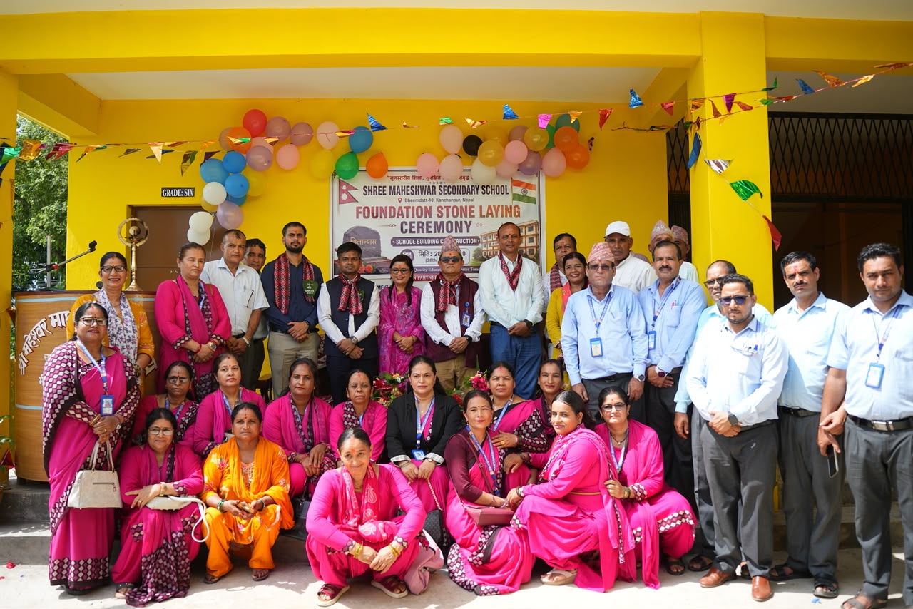 Foundation Stone Laid for School Building in Kanchanpur