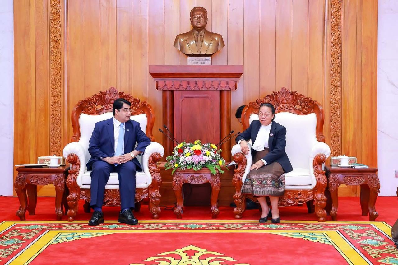 ISC Secretary General Dhakal Holds Bilateral Talks with the Lao National Assembly