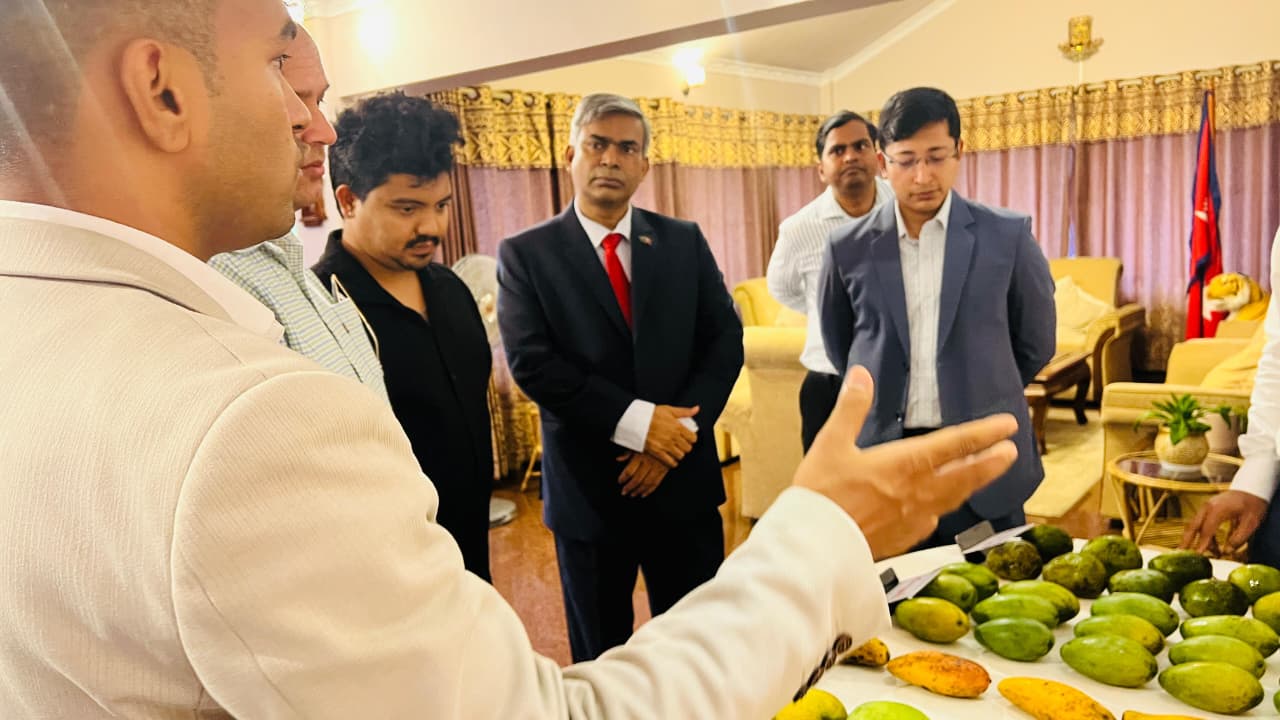 Bangladesh Embassy Receives Nepali Mango Business Delegation