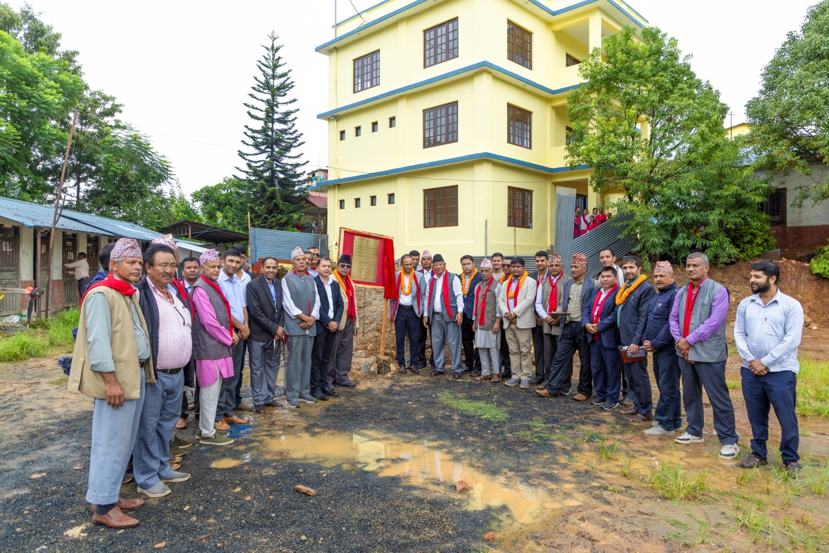 Foundation Stone Laid for Construction of Building at Janak Secondary School, Kavrepalanchowk 