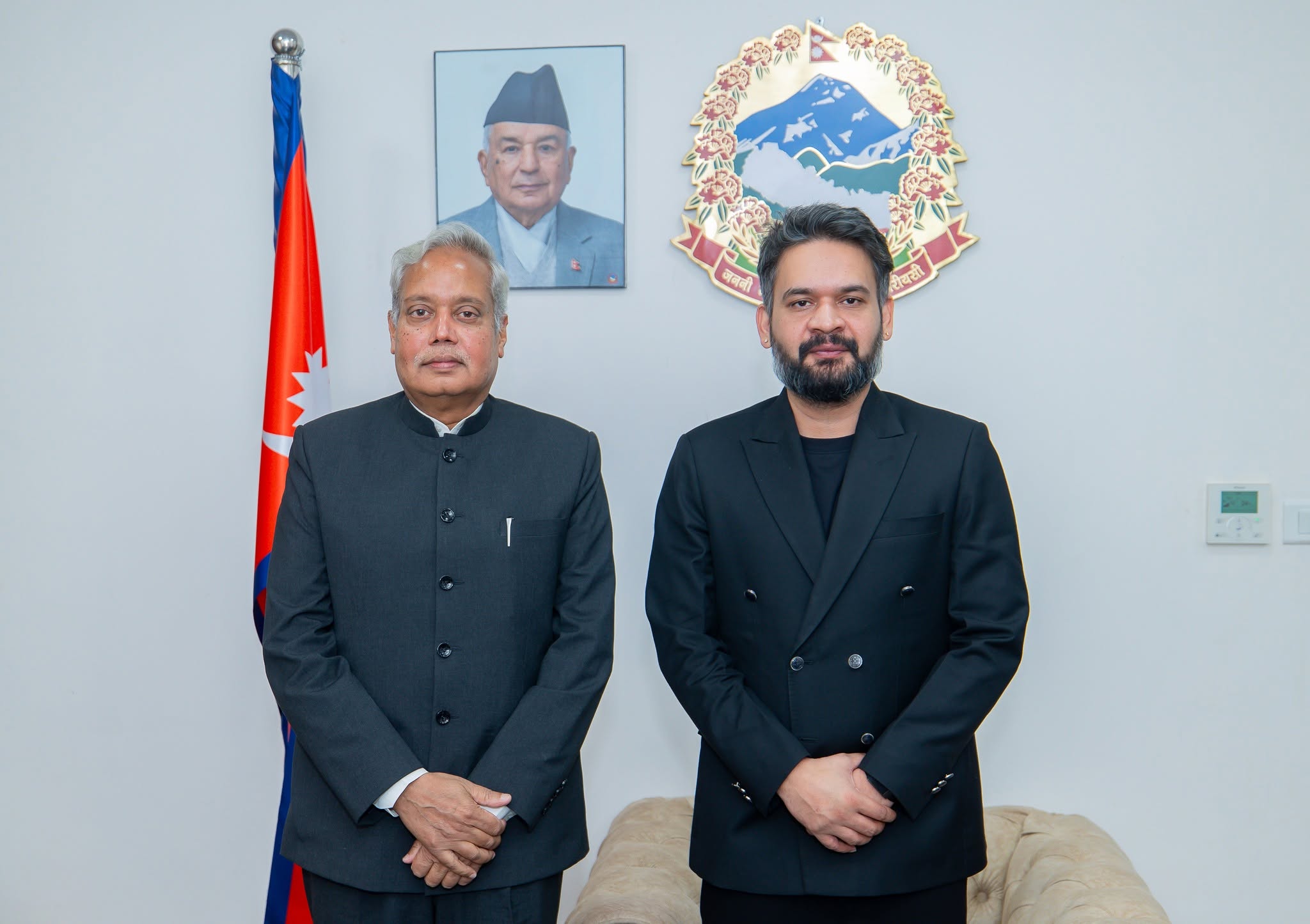 Indian Ambassador Srivastava Holds Courtesy Call on Prime Minister Shah