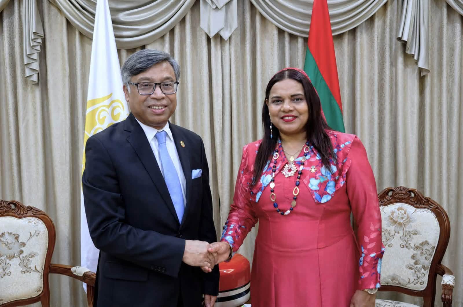 SAARC Secretary General Pays Farewell Call on Maldives Foreign Minister