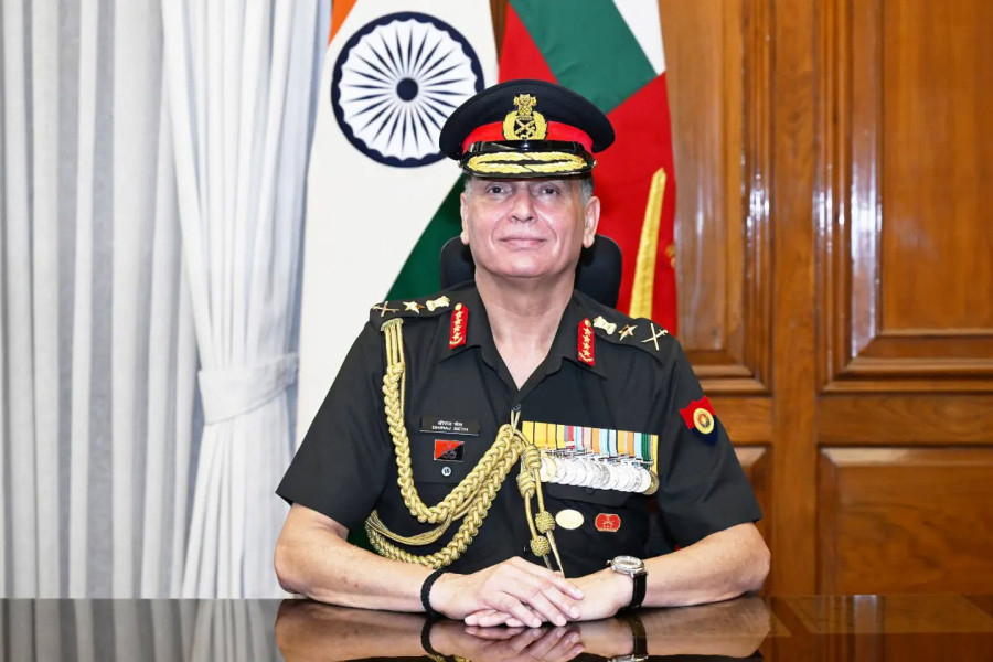 Indian Army Chief Seth Arrives in Kathmandu on Official Visit