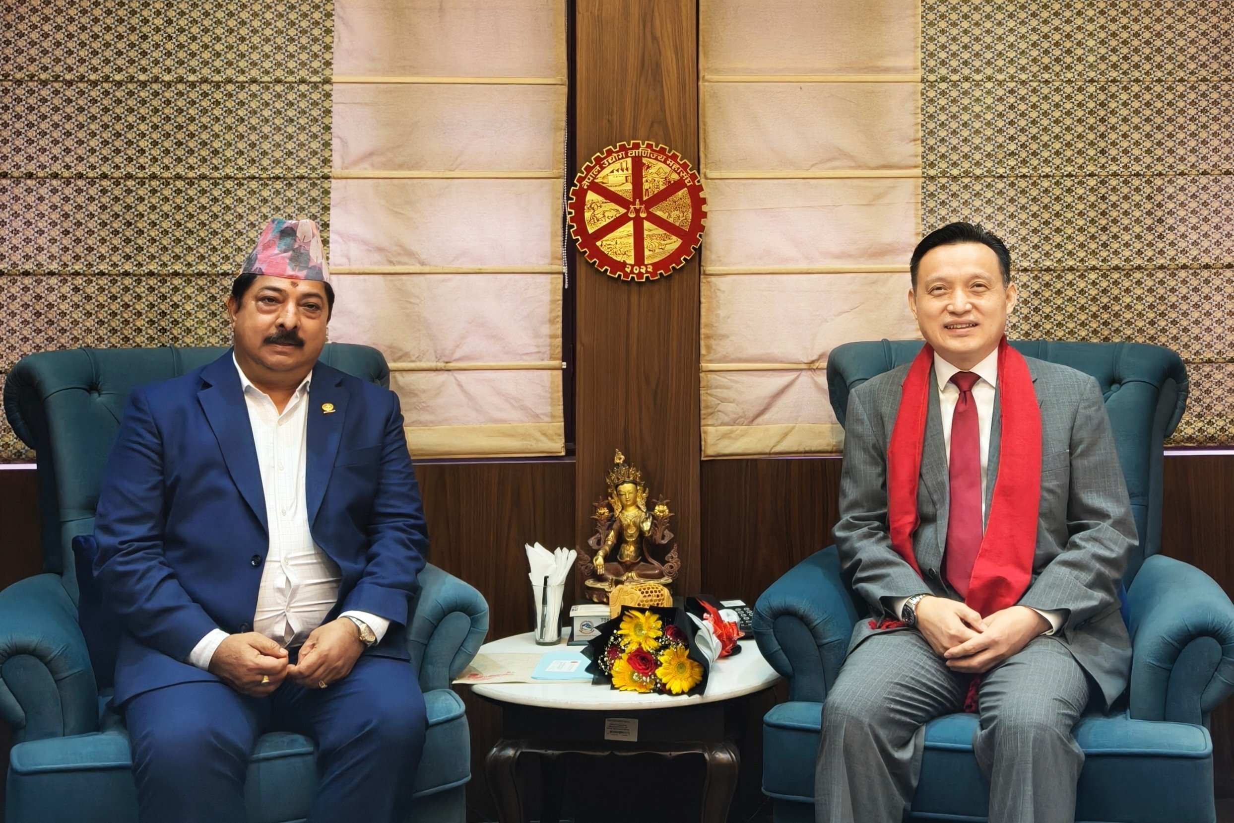 Chinese Ambassador Discusses Economic, Trade Cooperation with FNCCI President