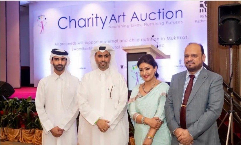 Embassy of Qatar Participates in Charity Event in Kathmandu