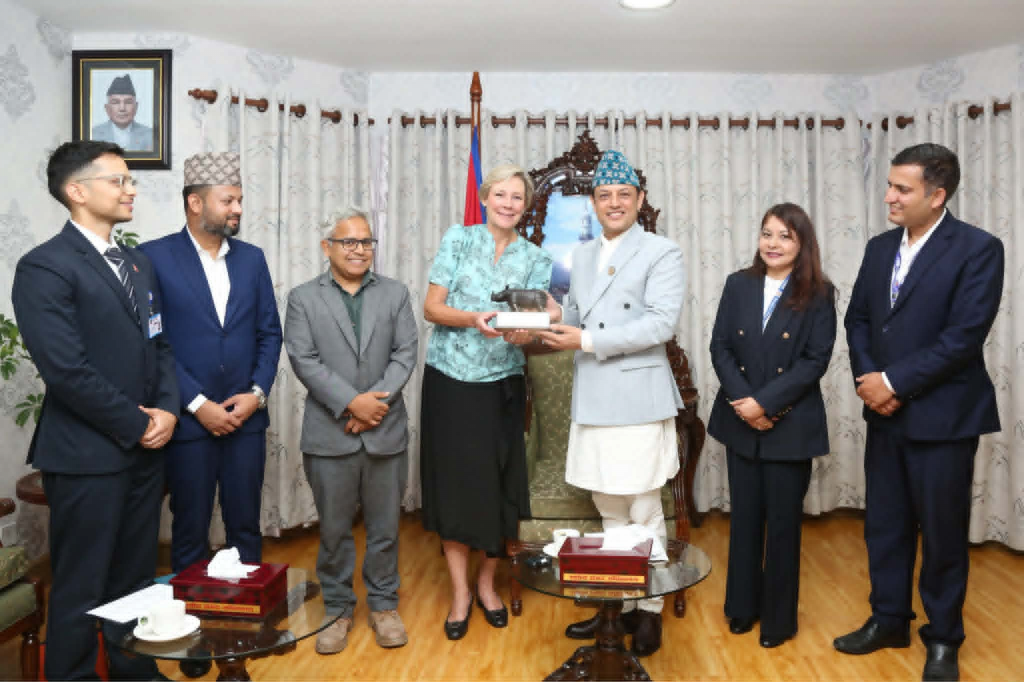 EU Ambassador Calls on Speaker Aryal