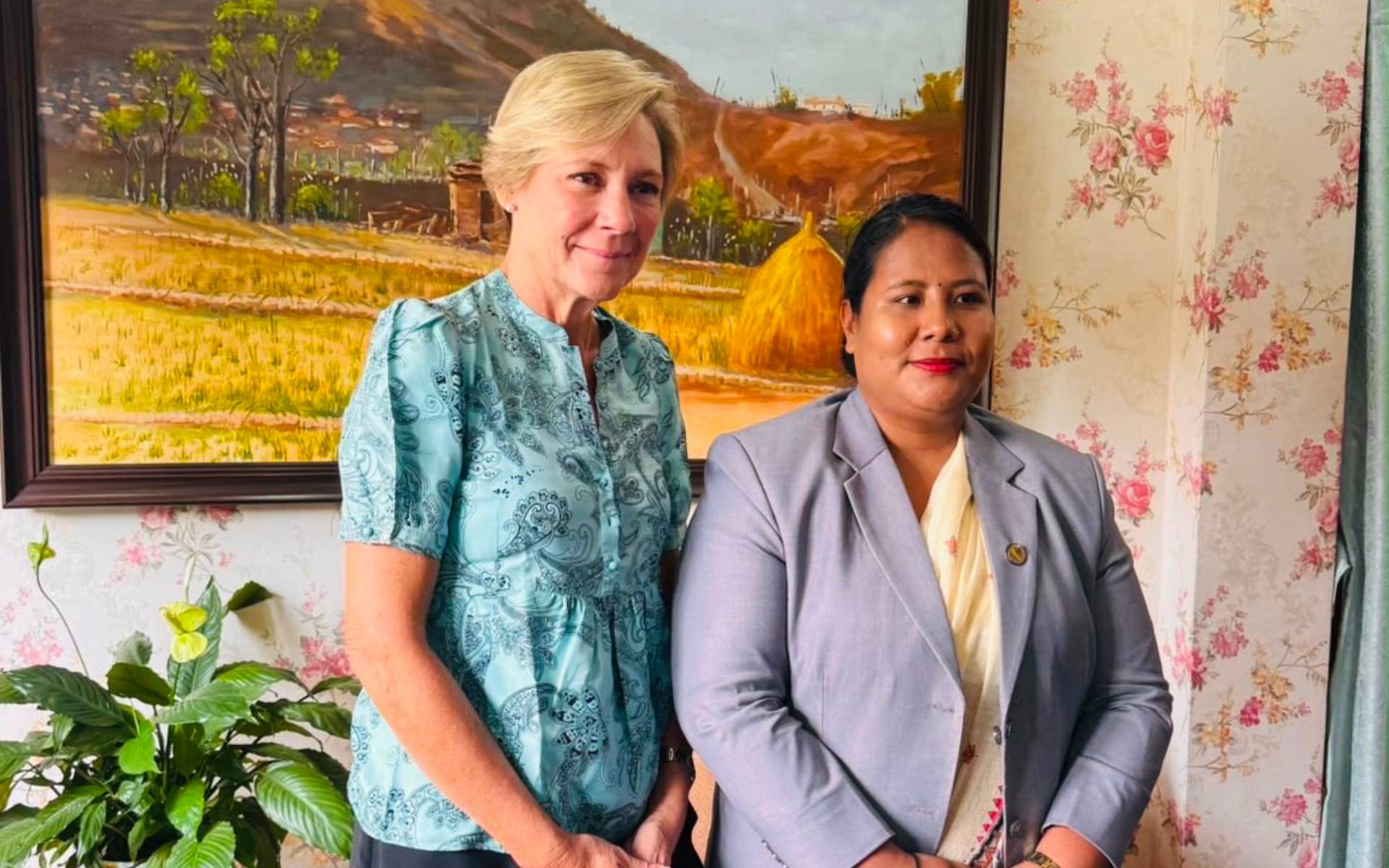 EU Ambassador Lorenzo Meets with Agriculture Minister Chaudhary