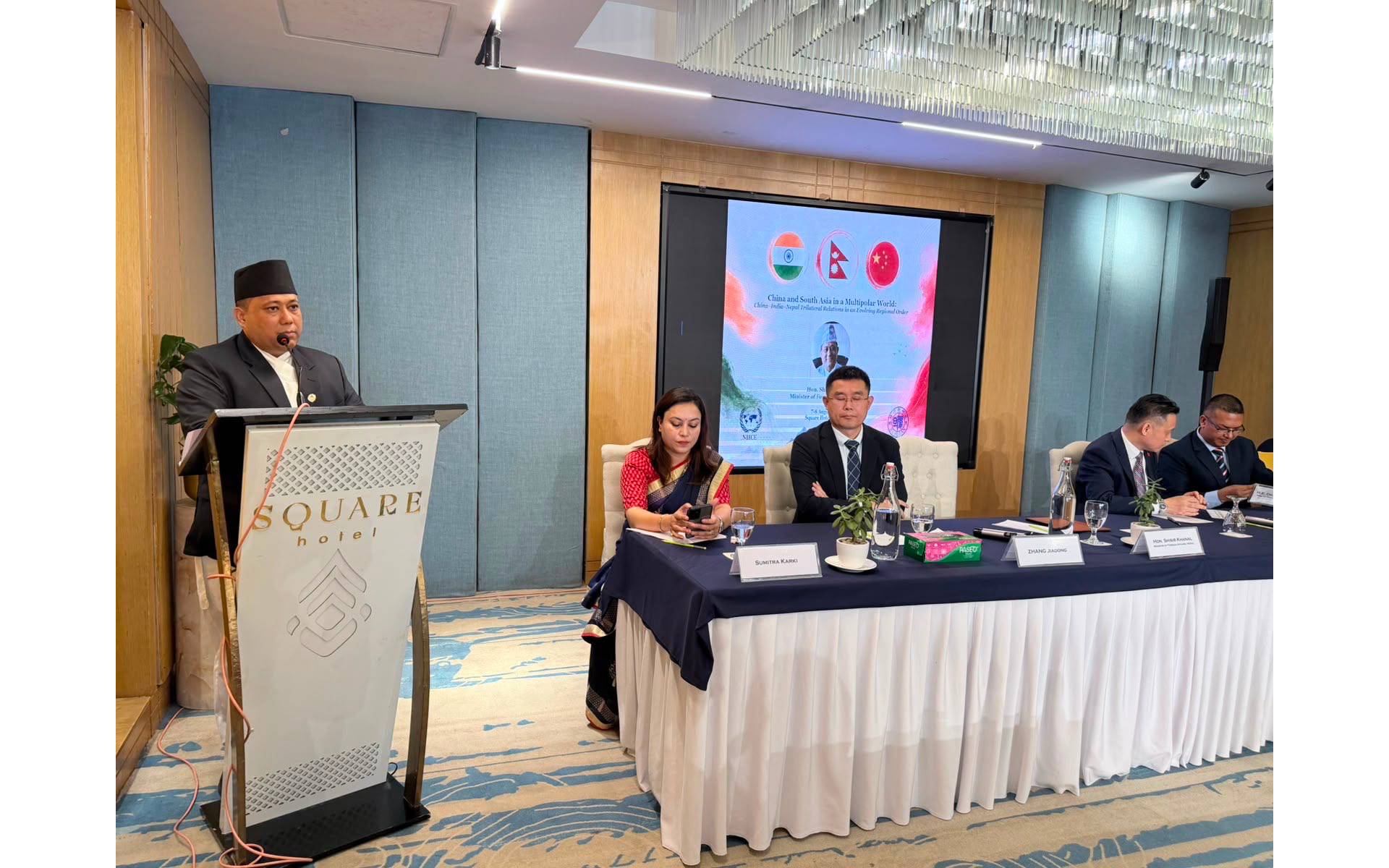 Foreign Minister Khanal Addresses 'China and South Asia in a Multipolar World' Conference