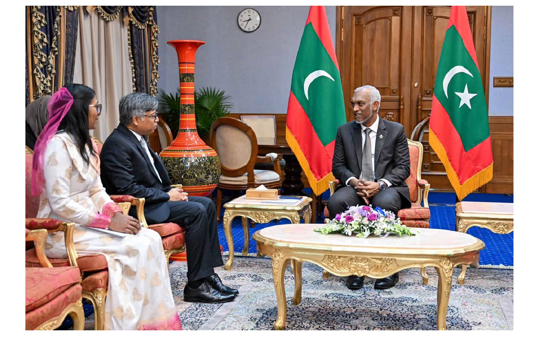 SAARC Secretary General Pays Farewell Call on Maldives President