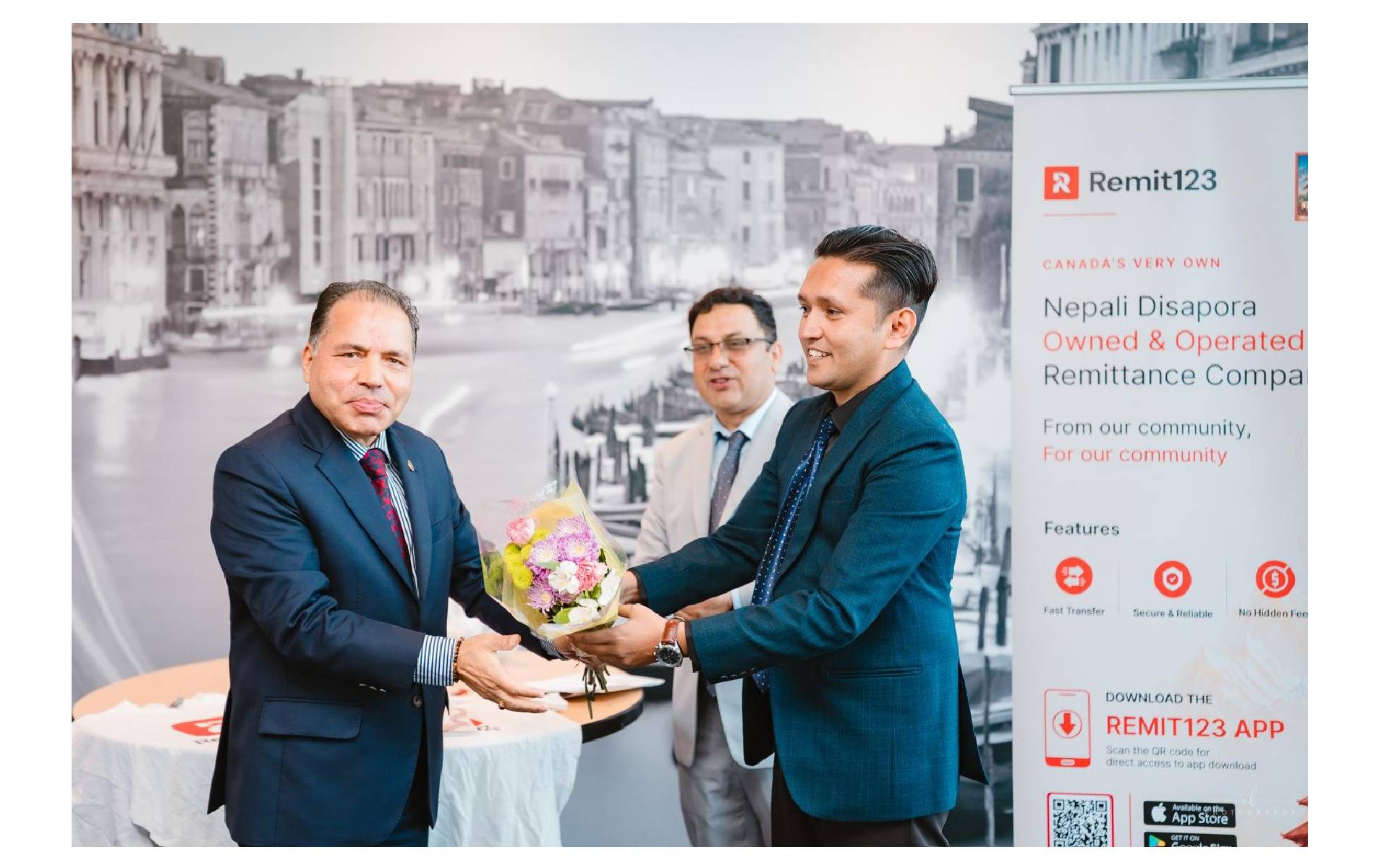 Ambassador Paudyal Welcomes Launch of Remit 123