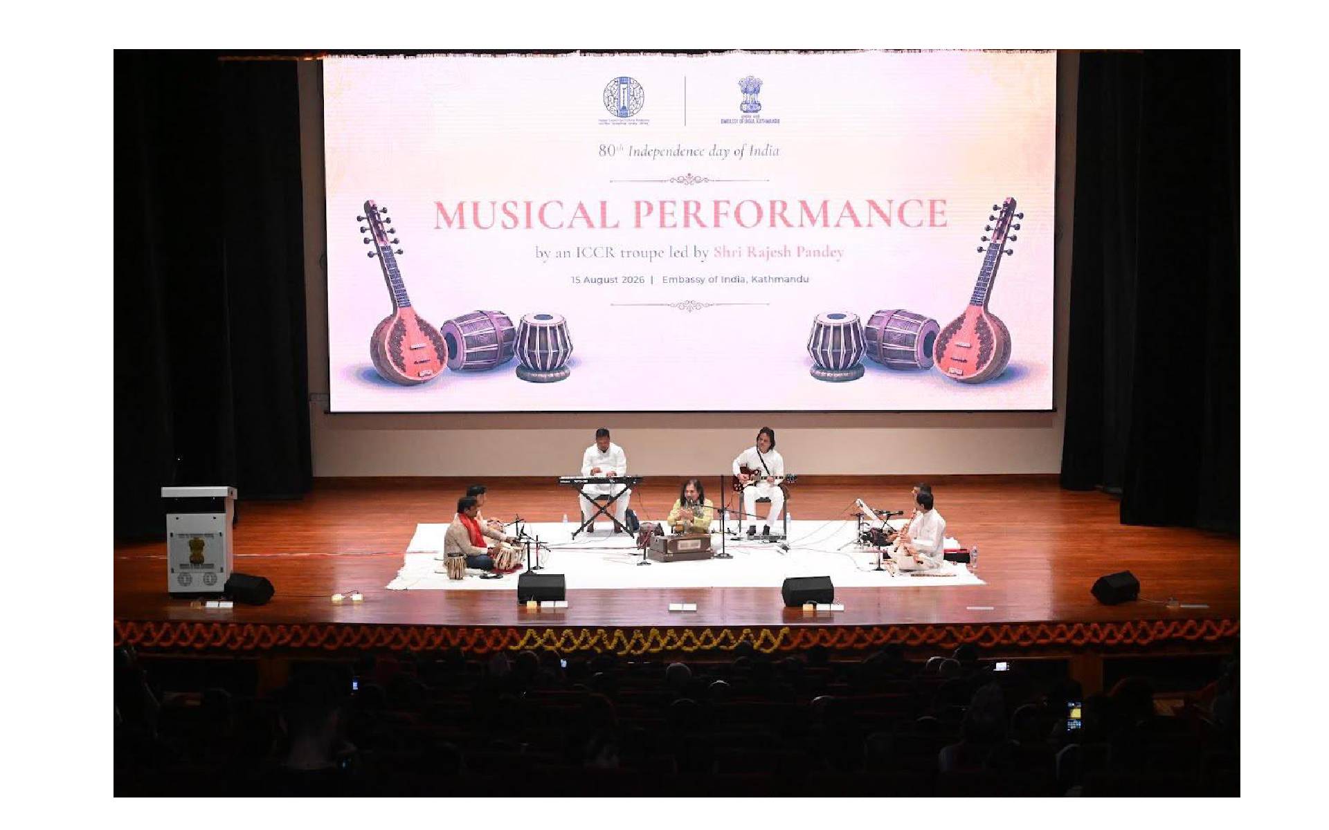 Embassy of India Organizes Cultural Evening to Celebrate the 80th Independence Day