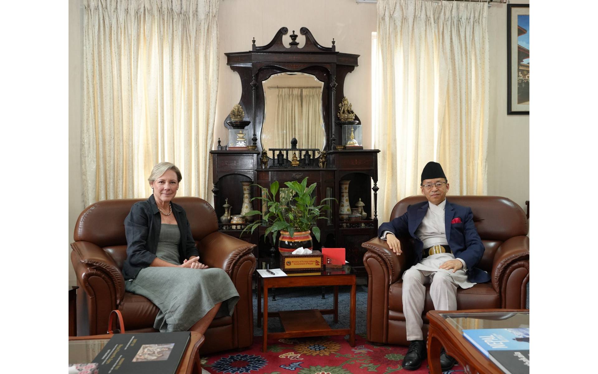 EU Ambassador Pays Farewell Call on Foreign Secretary Rai
