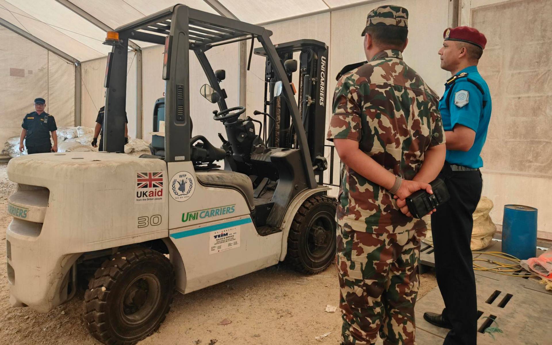 WFP Nepal Concludes Joint Monitoring of Humanitarian Staging Areas across Eastern Nepal