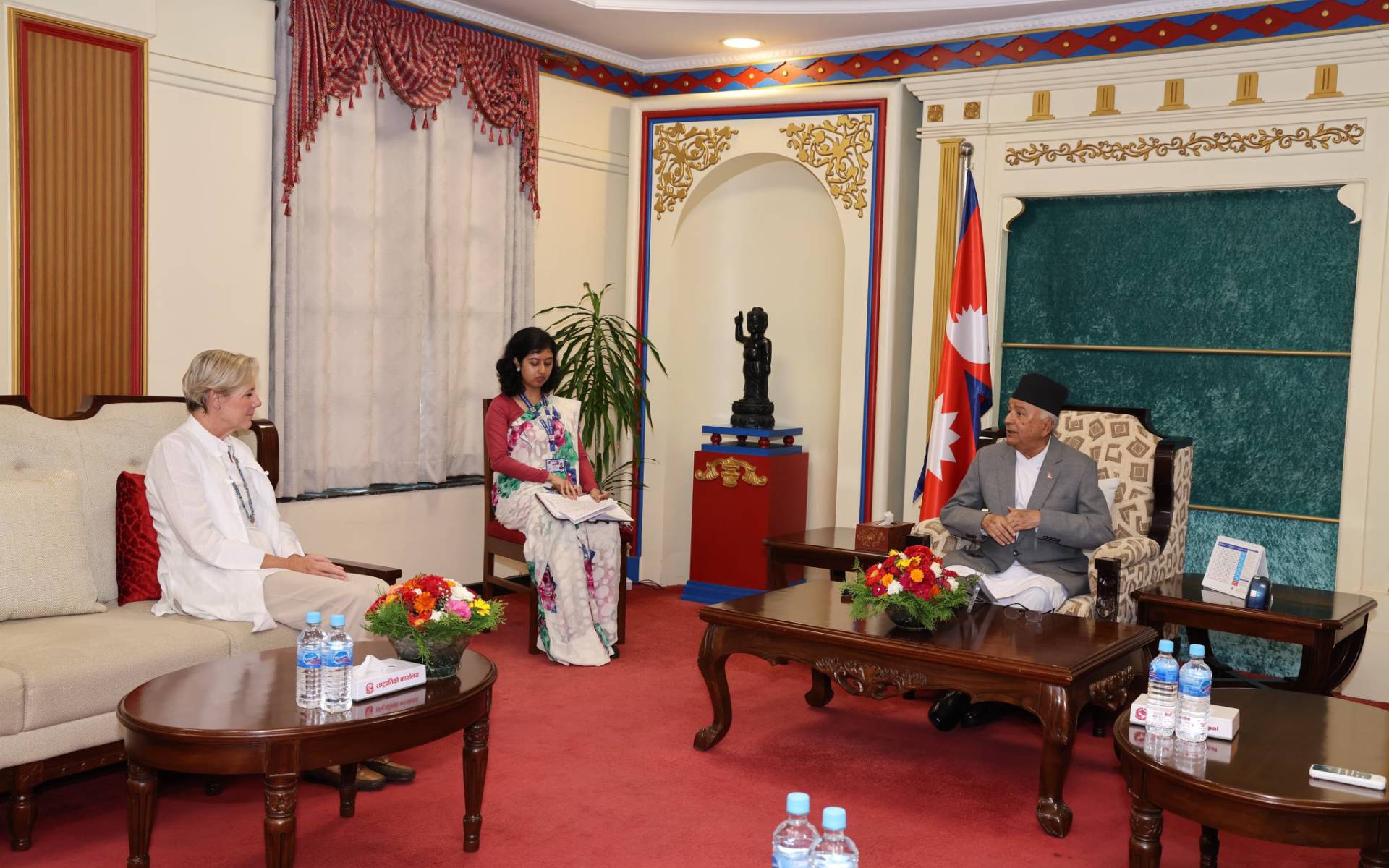 EU Ambassador Lorenzo Pays Farewell Call on President Paudel