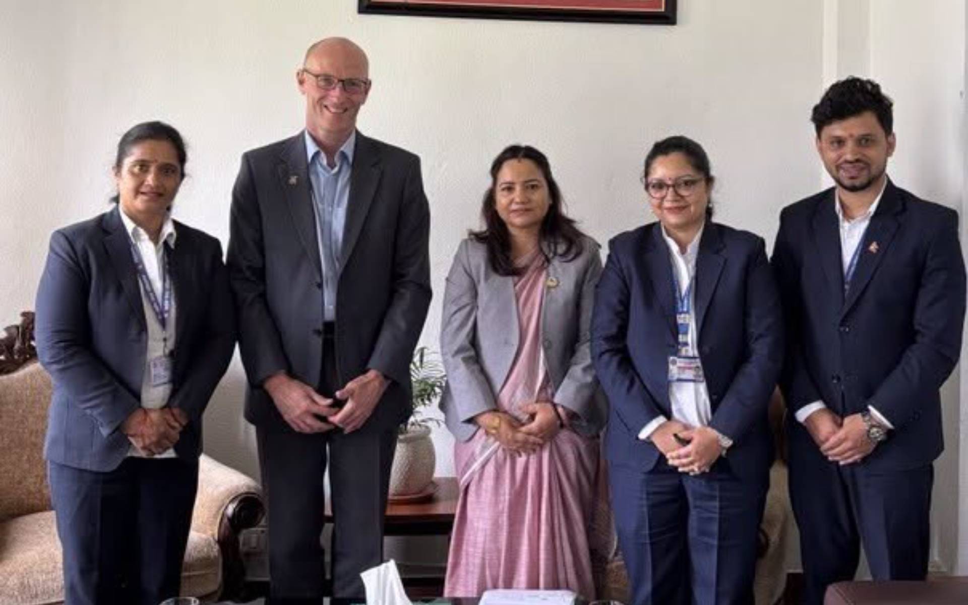 Australian Ambassador Ernst Pays Courtesy Call on NCPP Chief Whip Thapa