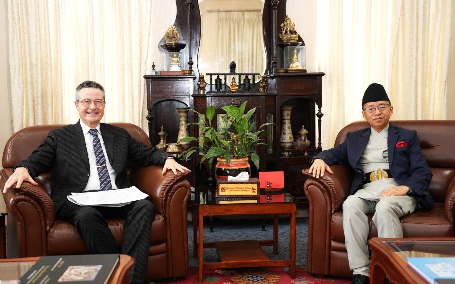 Brazilian Ambassador Pays Courtesy Call on Foreign Secretary Rai