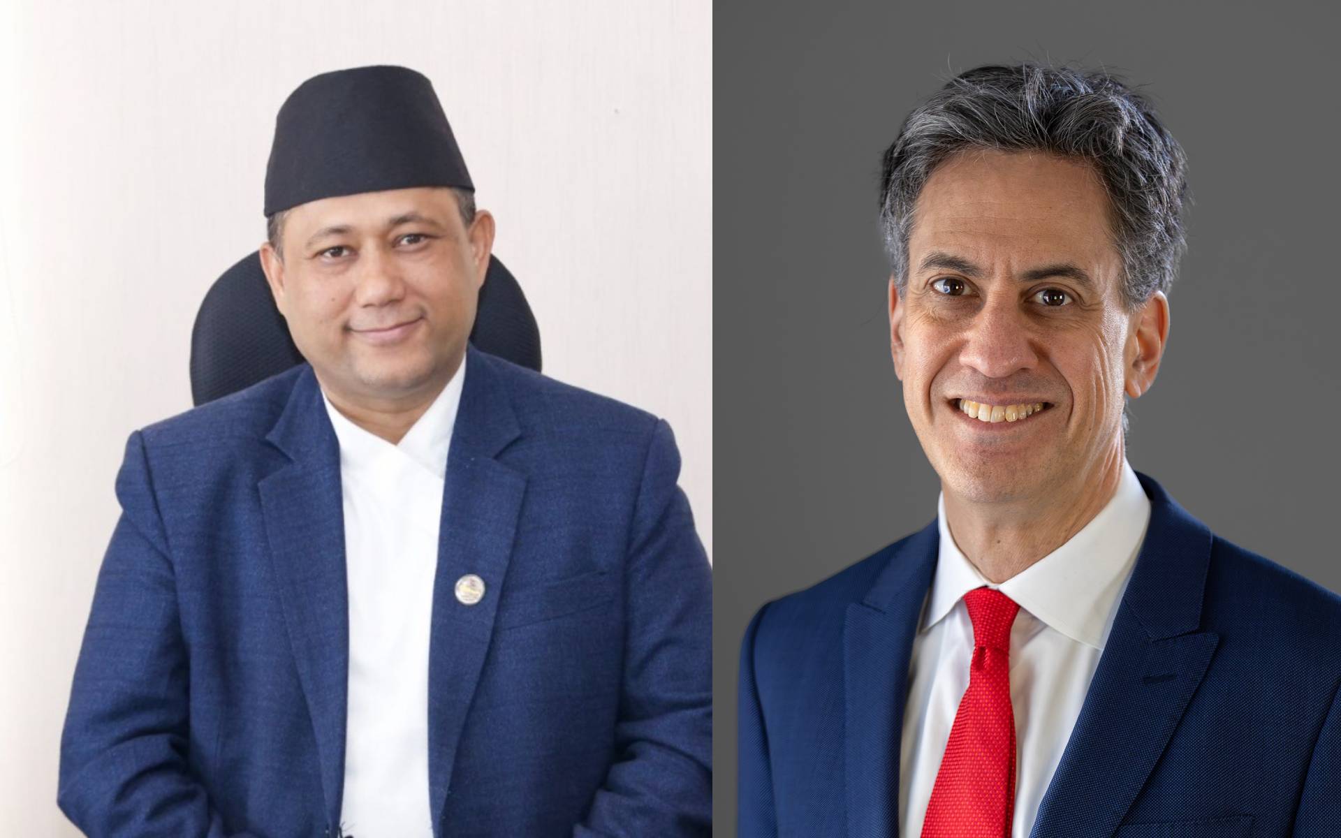 Foreign Affairs Minister Khanal Receives Telephone Call from Foreign Secretary Miliband from the UK
