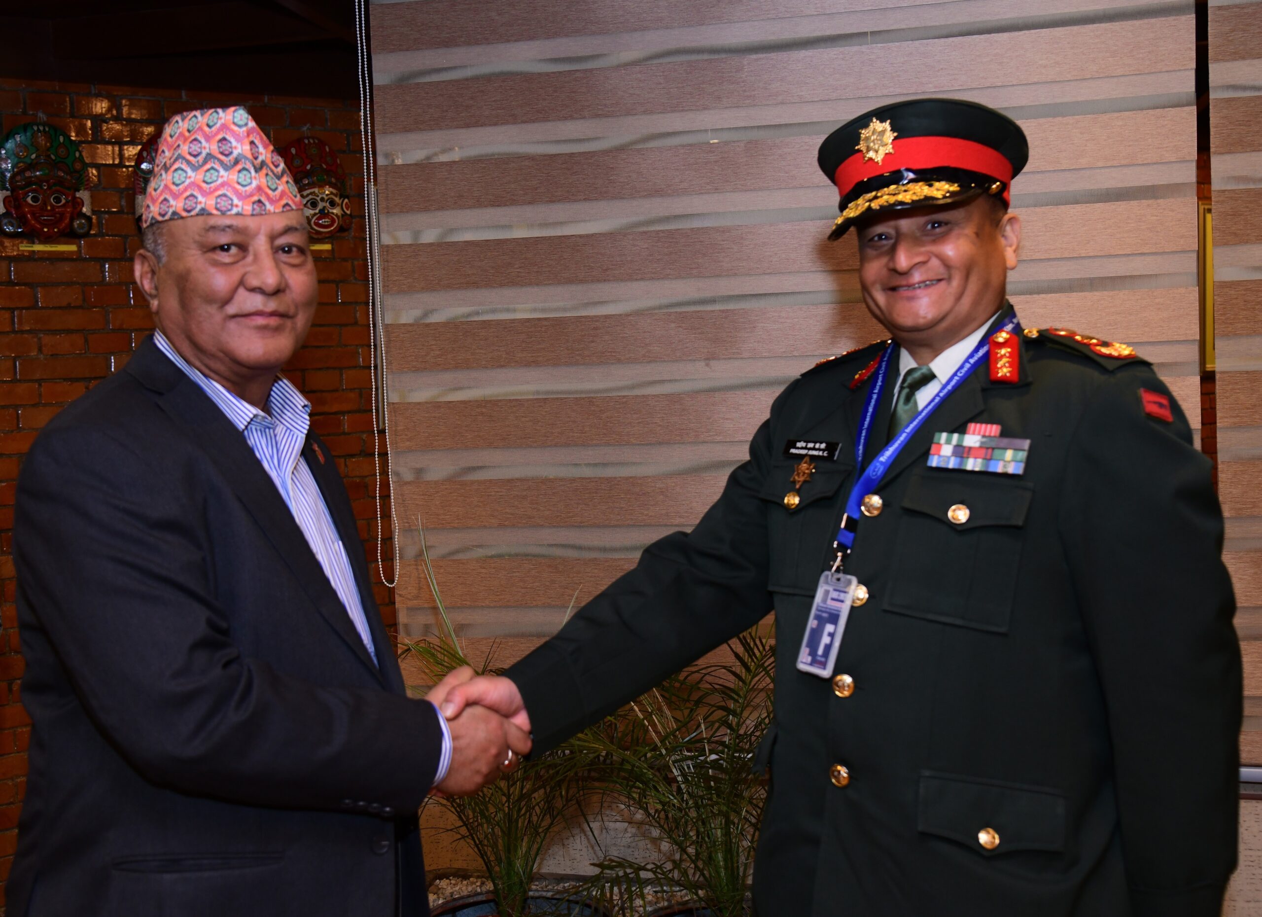 Nepal Commander-in-Chief Returns from China