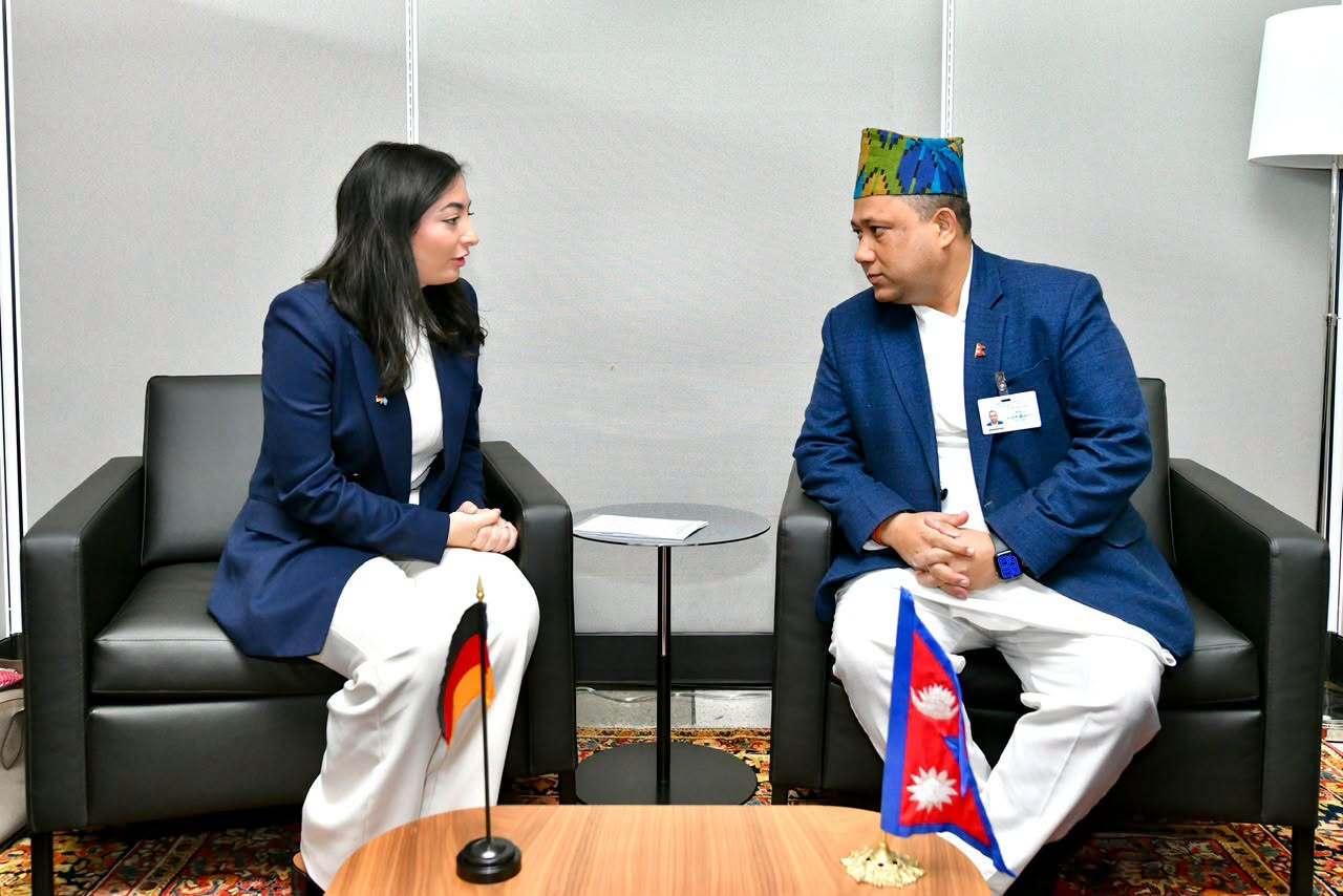 Nepal, Germany Discuss Disaster Recovery and Climate Resilience at UNGA