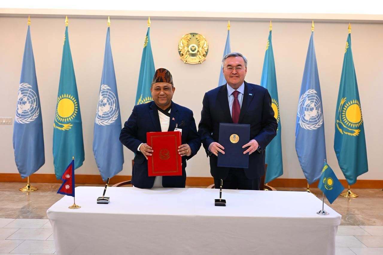 Nepal Signs Visa Exemption Agreement with Kazakhstan