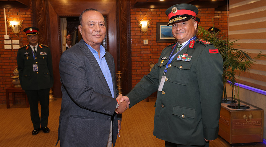 Nepal Army Chief Ashok Raj Sigdel Leaves for China