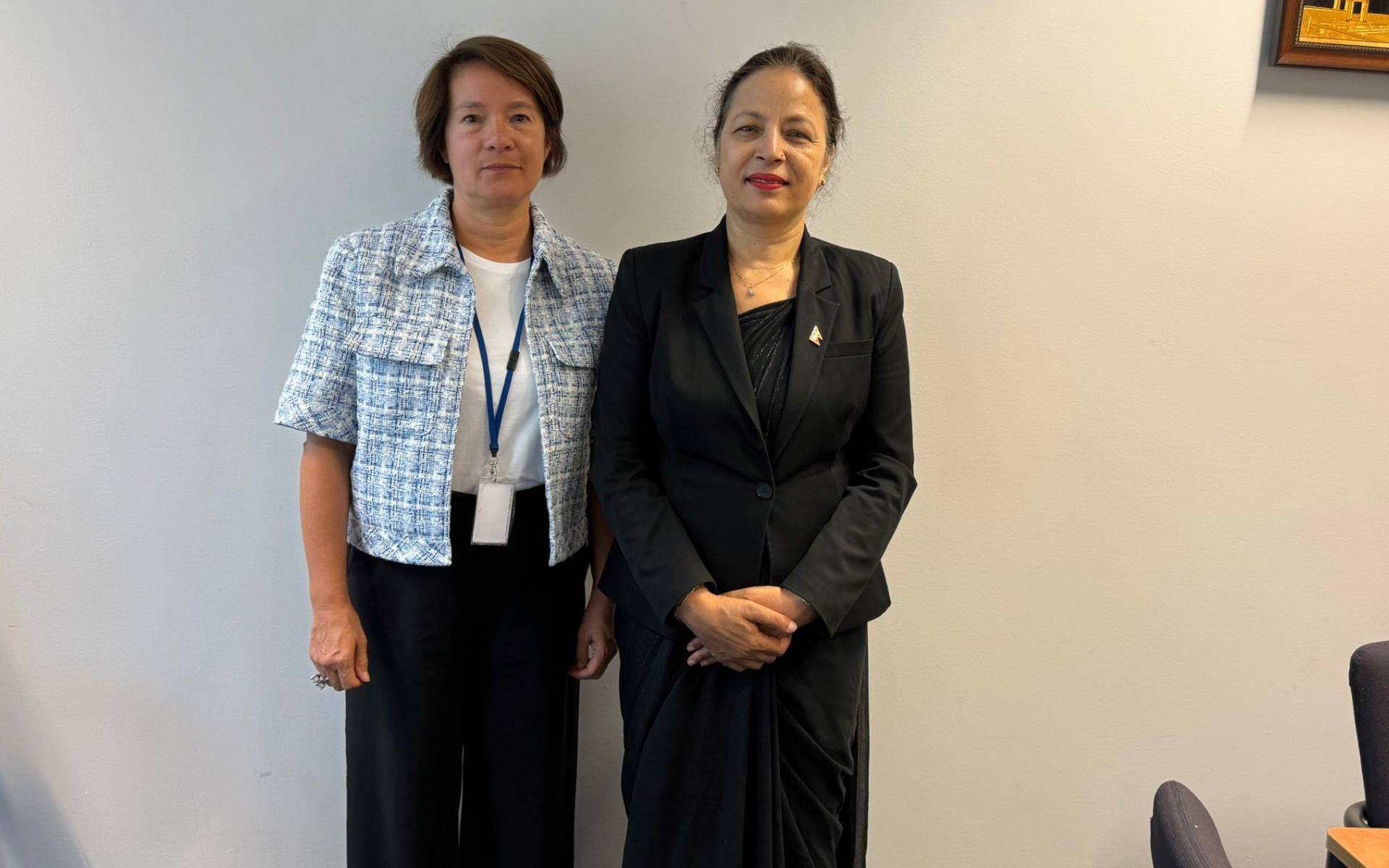 Ambassador Lamsal Holds Courtesy Meeting with EU Asia-Pacific Division Head Deprez