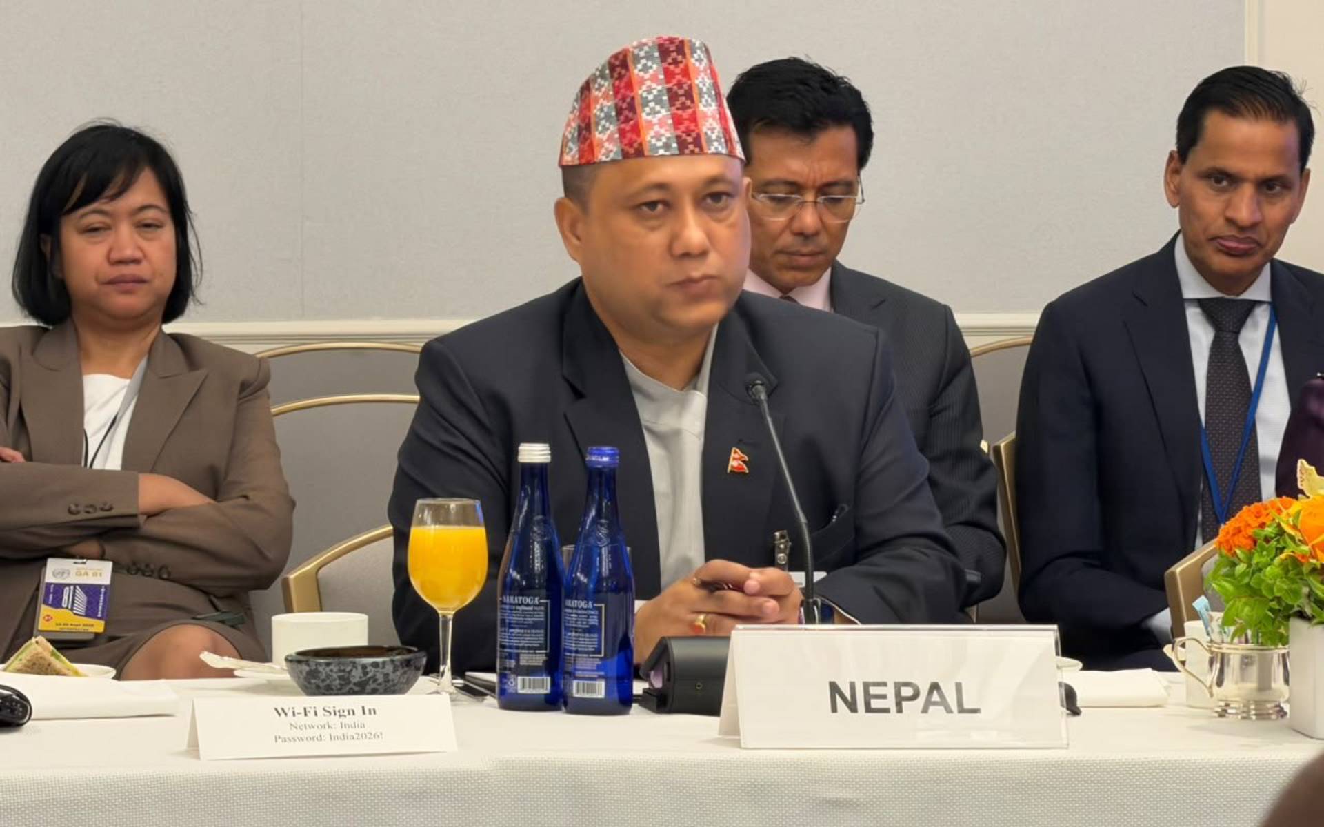Foreign Minister Khanal Addresses High-Level Ministerial Meeting