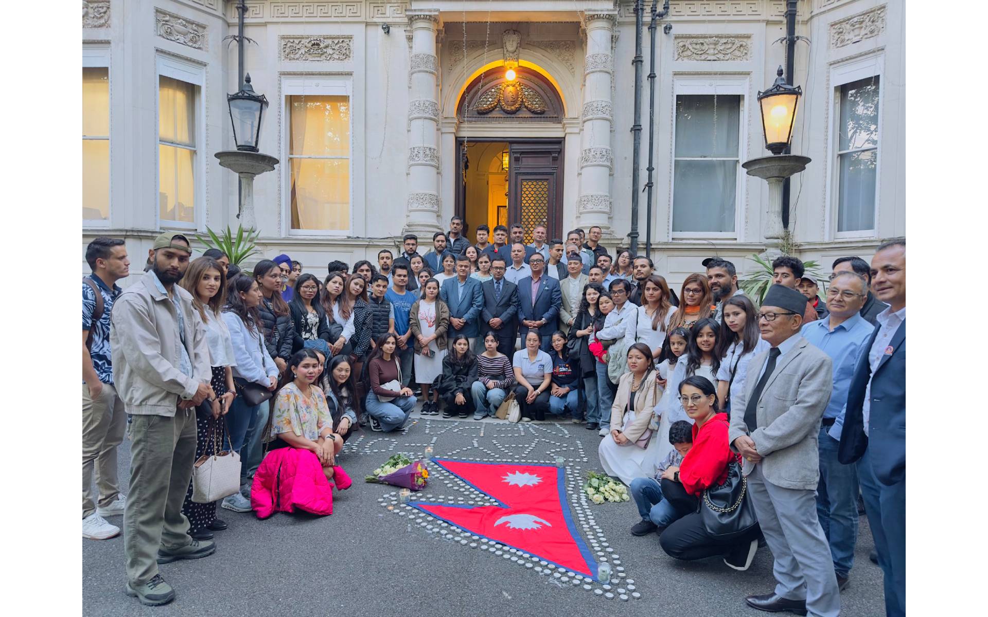 Embassy of Nepal in London Organizes a Candlelight Vigil 
