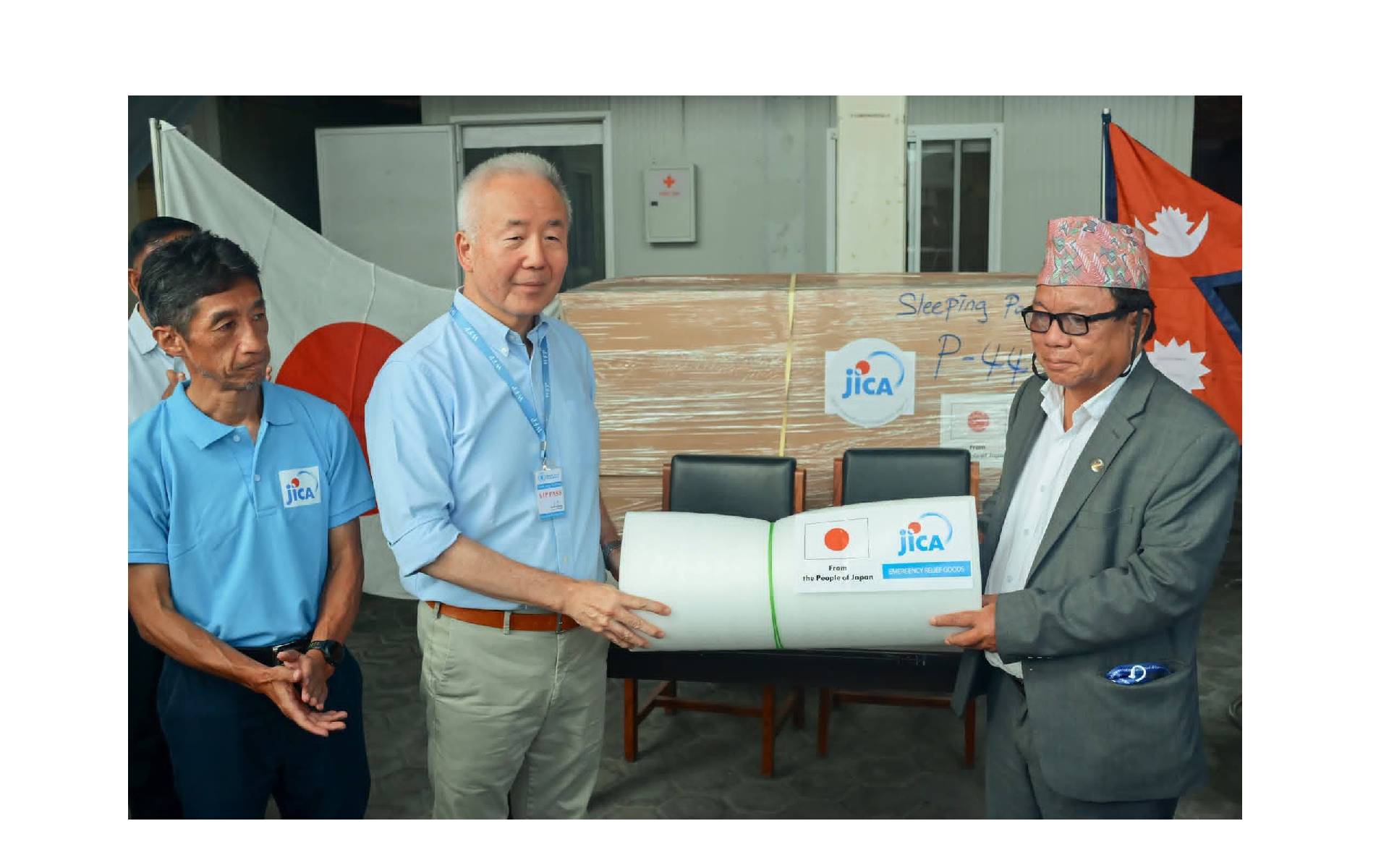 Japan Provides Emergency Relief Goods to Support Affected Communities 