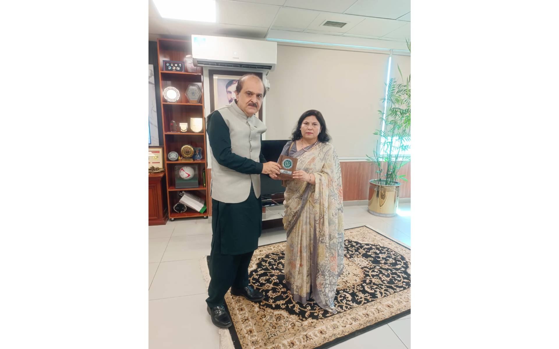 Ambassador Dhital Calls on Federal Secretary and Vice President of Pakistan Sports Board 