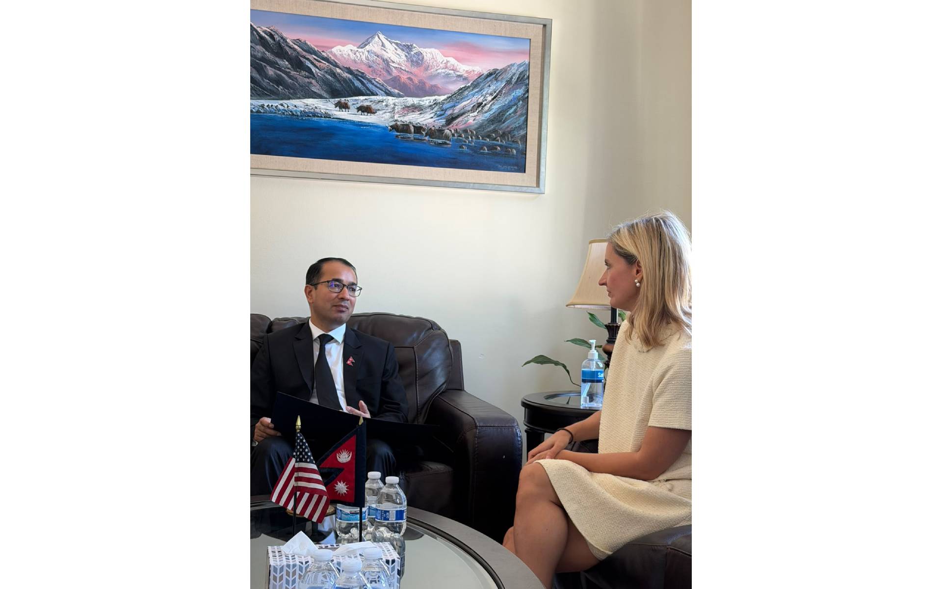 CdA Aran Meets with U.S. Under Secretary of State Sarah B. Rogers 