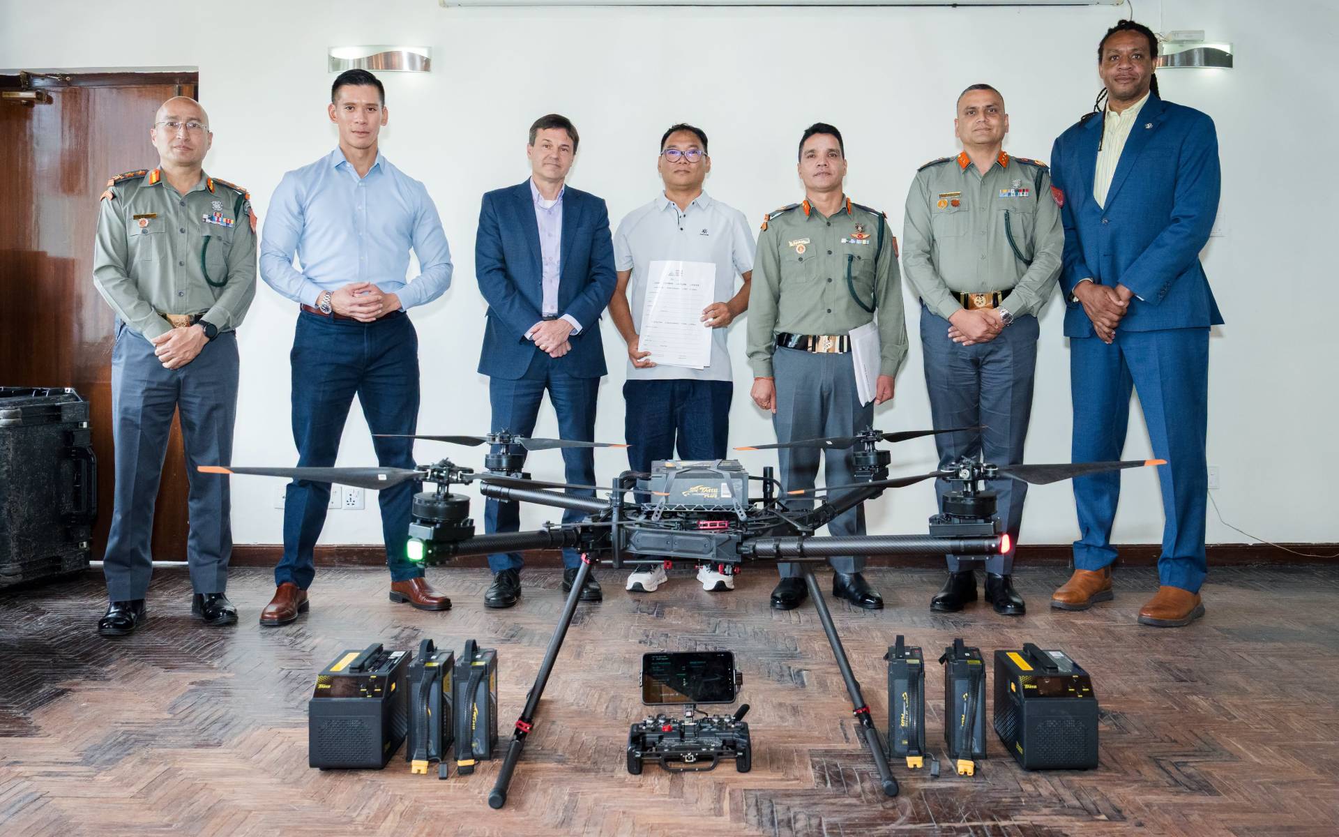 US Embassy Delegation Meets with Armed Police Force and Seven Summit Treks