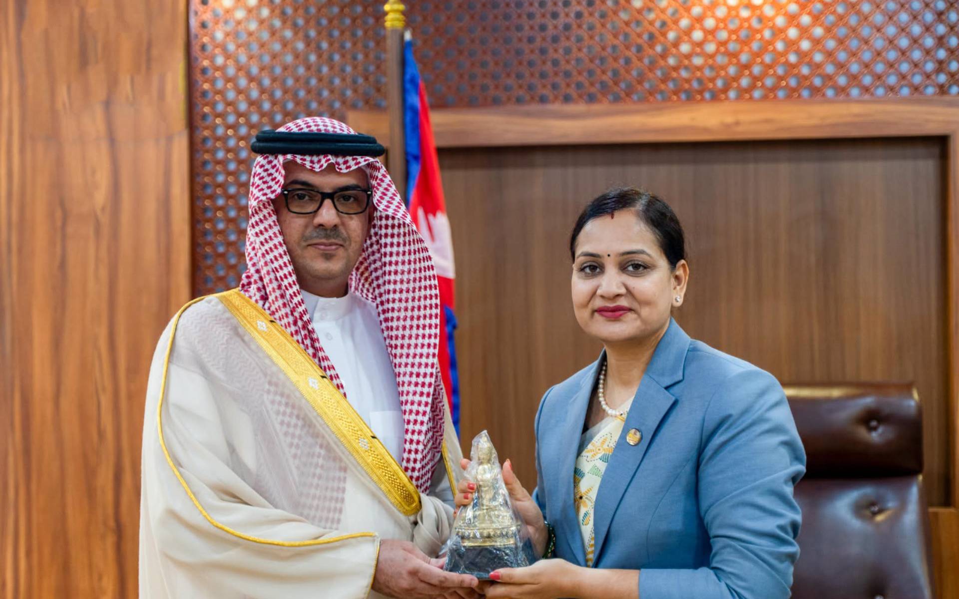 Saudi Arabia Ambassador Holds Courtesy Meeting with Health Minister Mehta