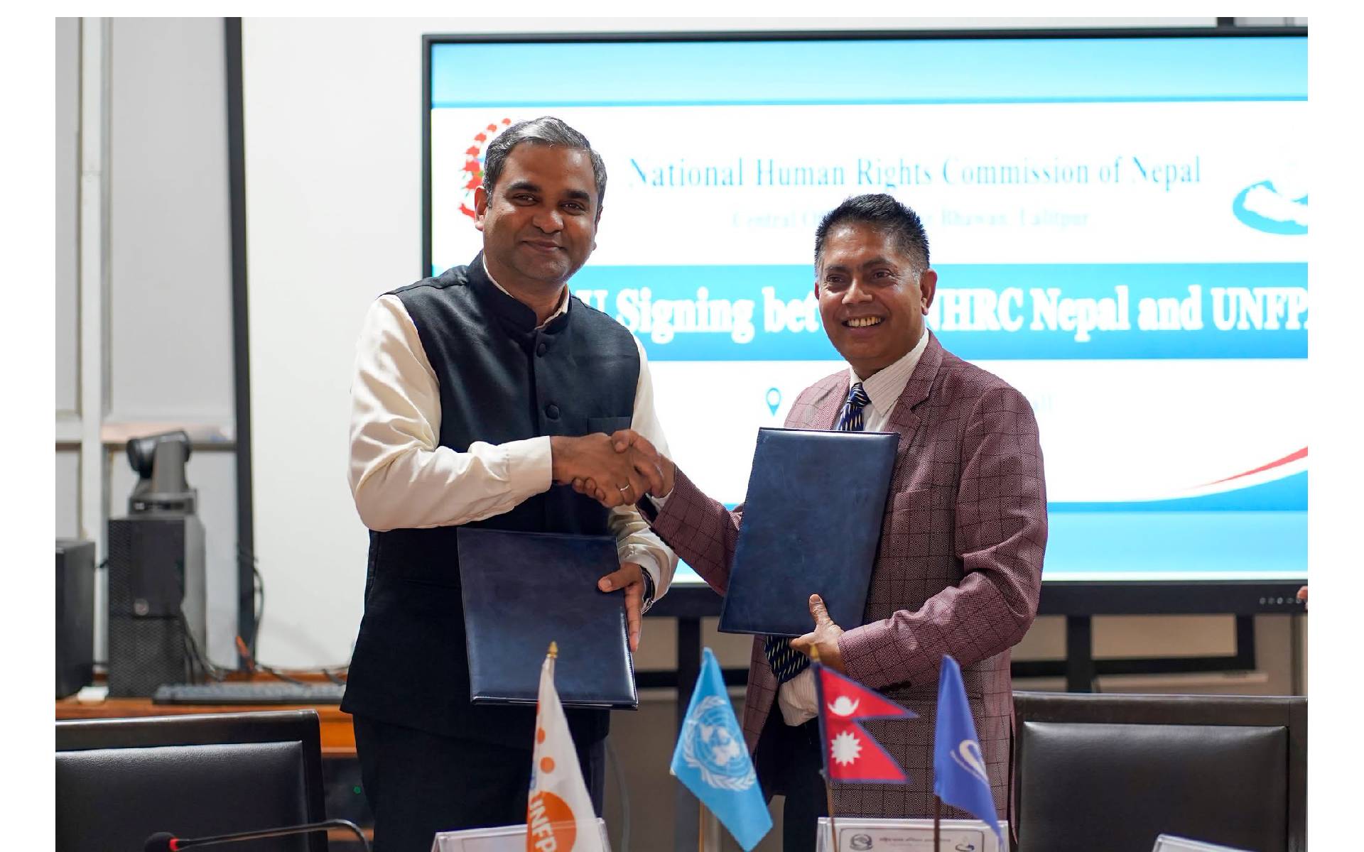 UNFPA Nepal and National Human Rights Commission Sign MoU to Advance Gender Equality 