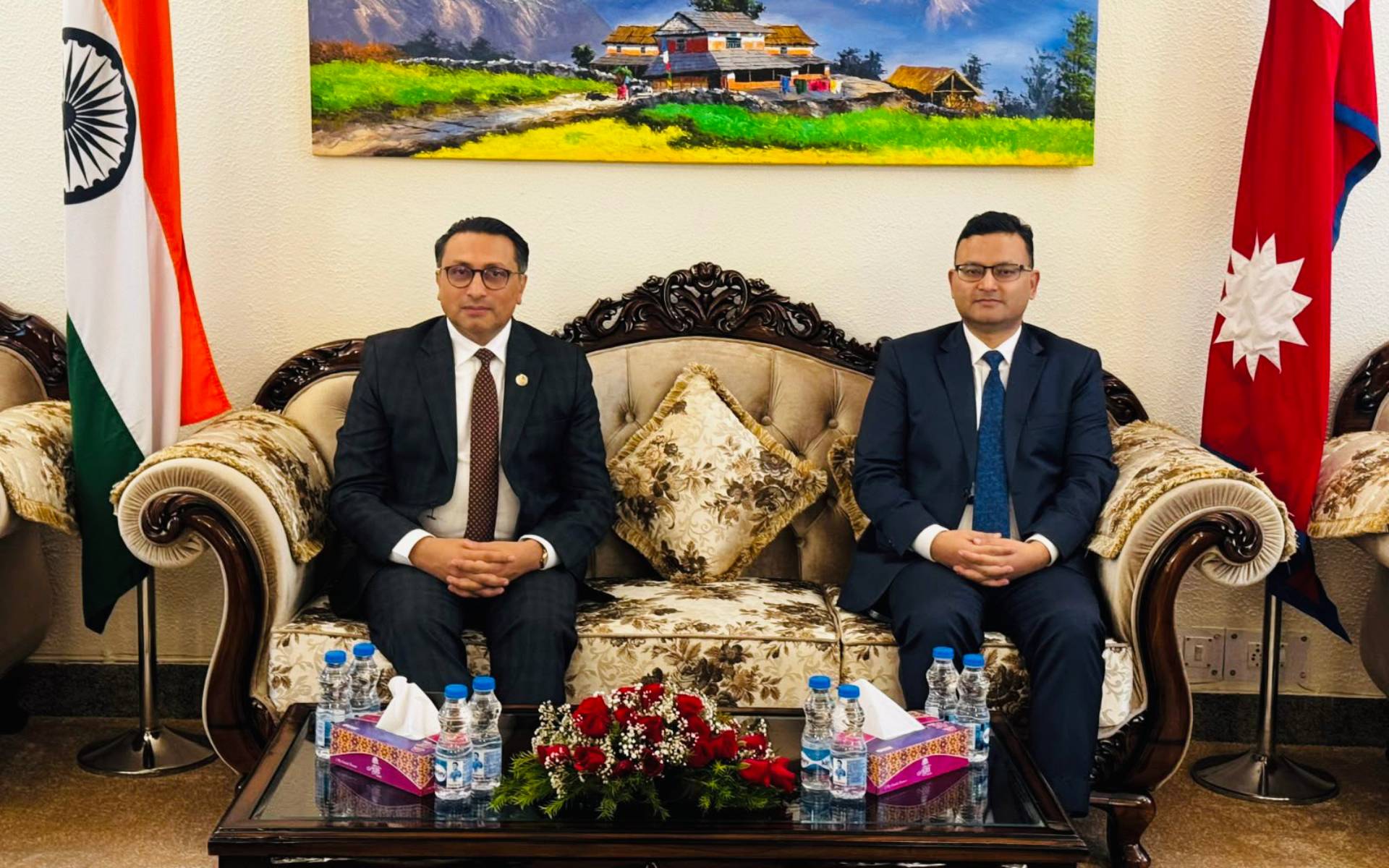 CDA Thapa Hosts Dinner in Honor of Finance Minister Wagle