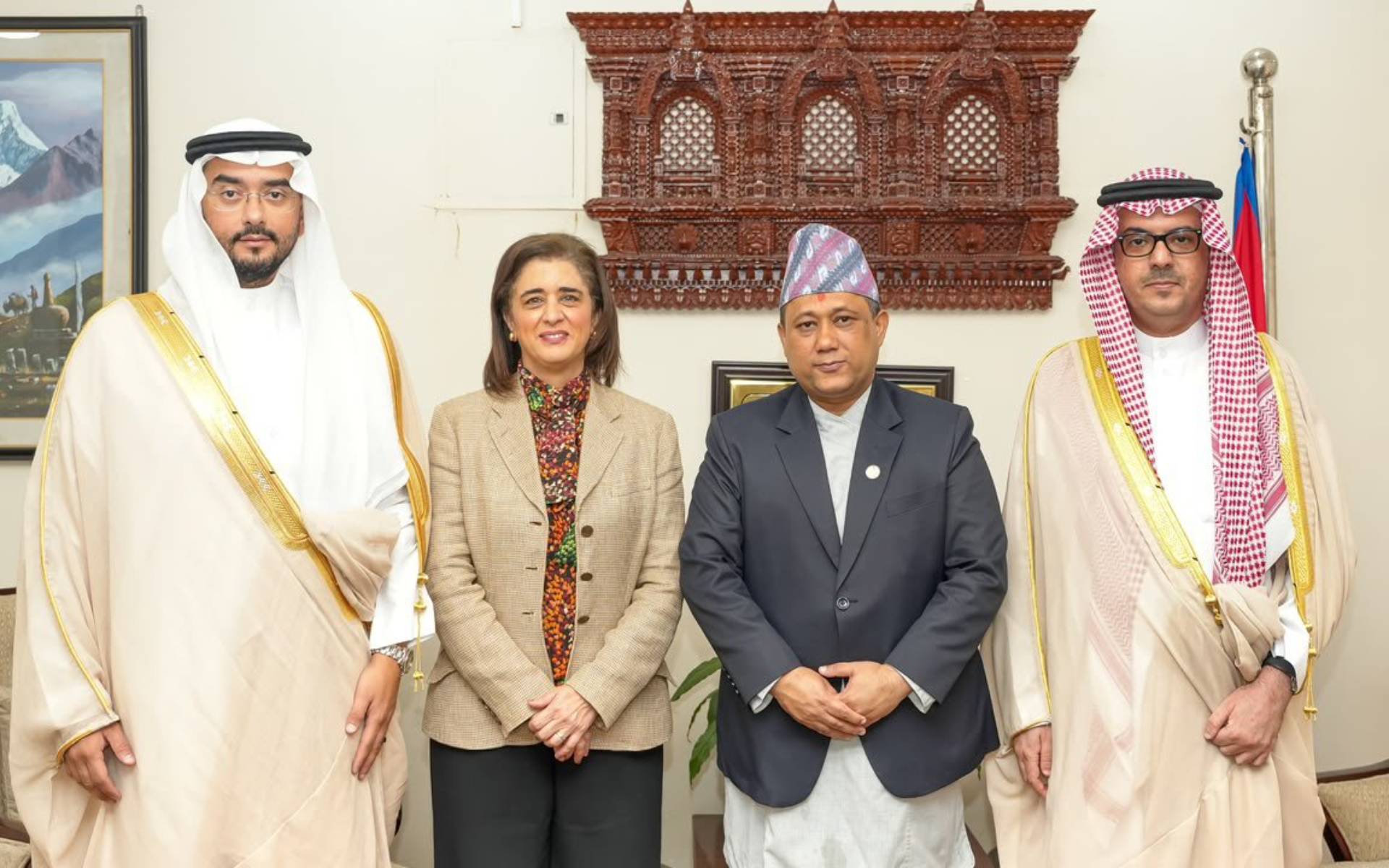 Foreign Minister Khanal Receives WHO Eastern Mediterranean Regional Director Balkhy