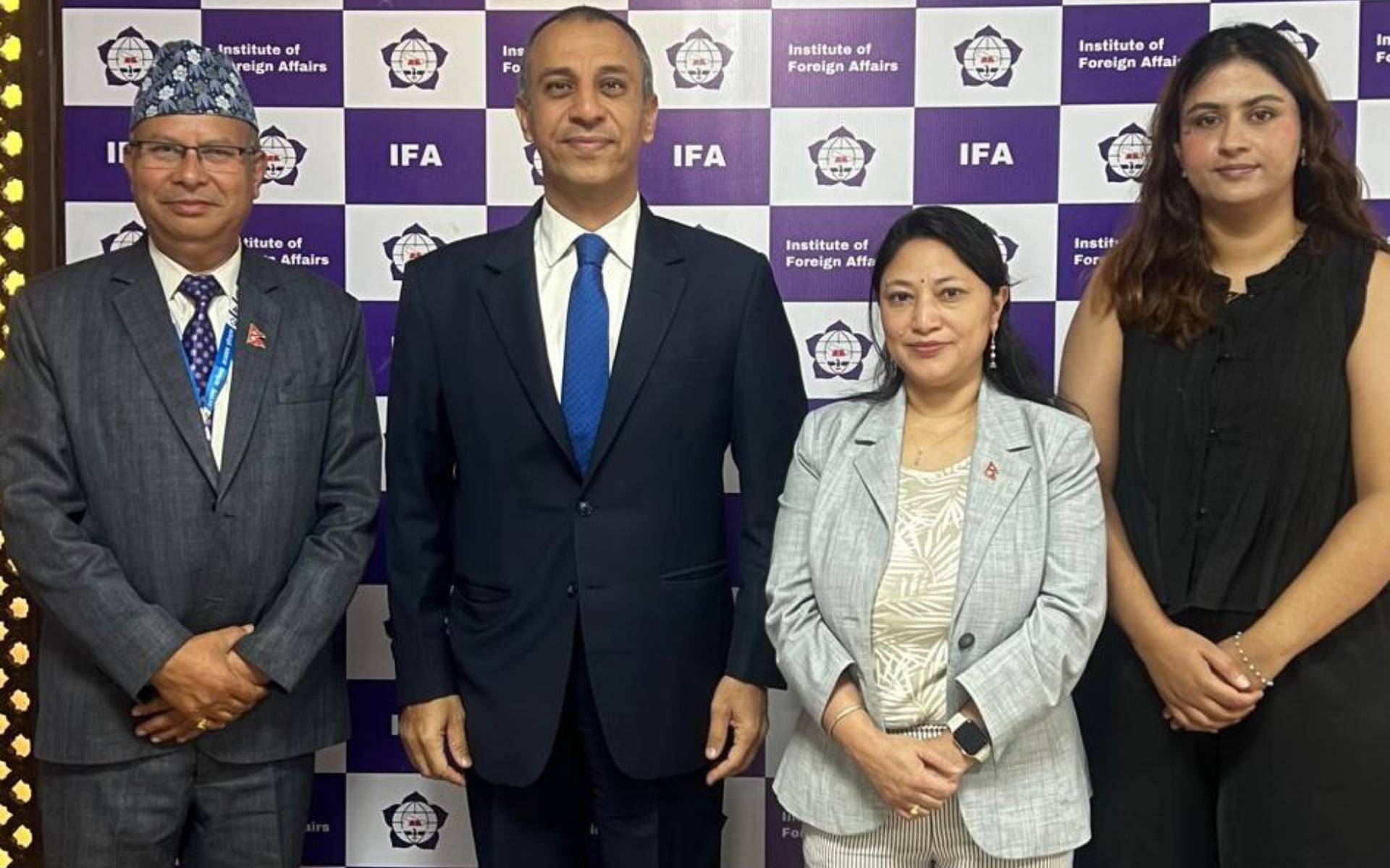 IFA Executive Director Tamrakar Receives Egypt CDA Elsoukkary