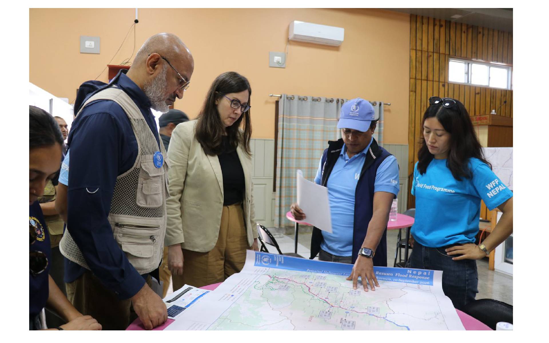 US Embassy Chargé d’Affaires and FBI Assistant Law Enforcement Attaché Meet Nepal Police Officials in Nuwakot