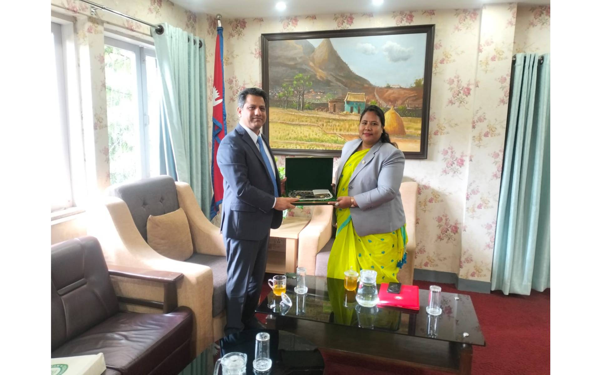Ambassador of Pakistan Meets Minister Chaudhary 